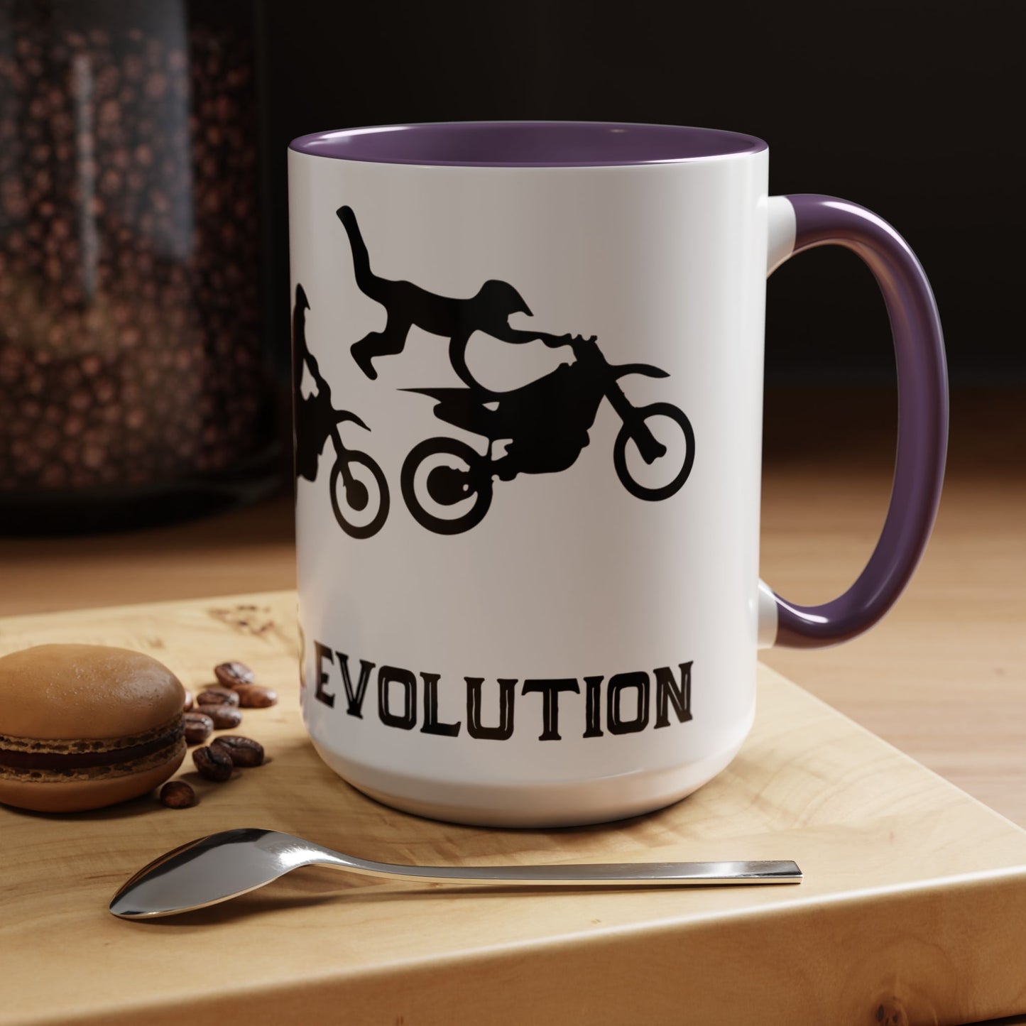 Dirt Bike Evolution Coffee Mug