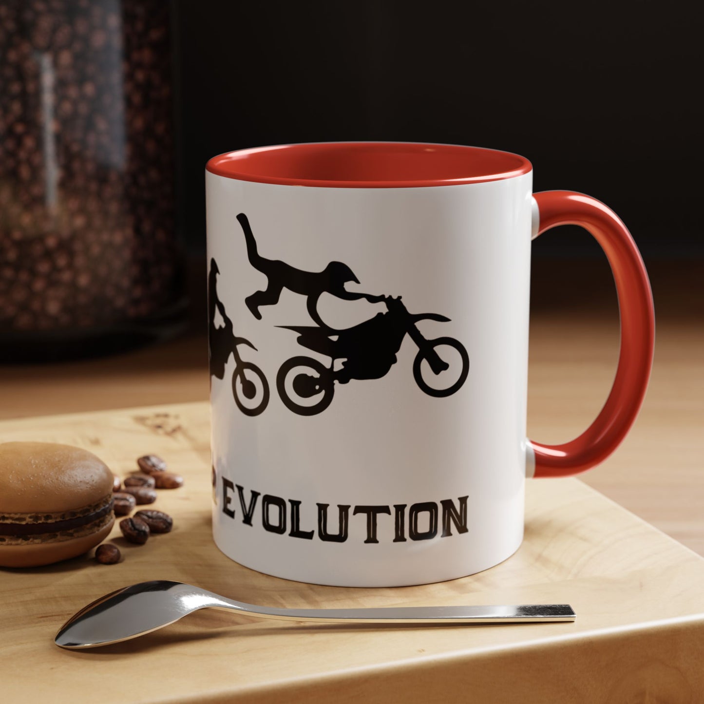 Dirt Bike Evolution Coffee Mug