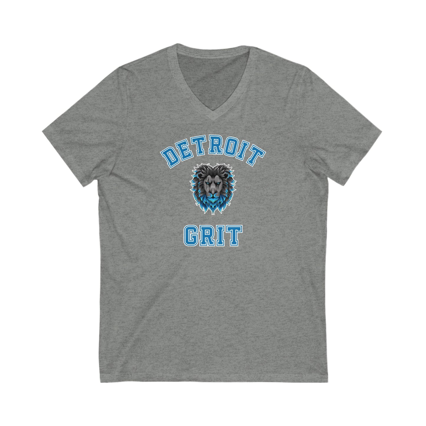 Detroit Lions Grit Jersey Short Sleeve V-Neck Tee