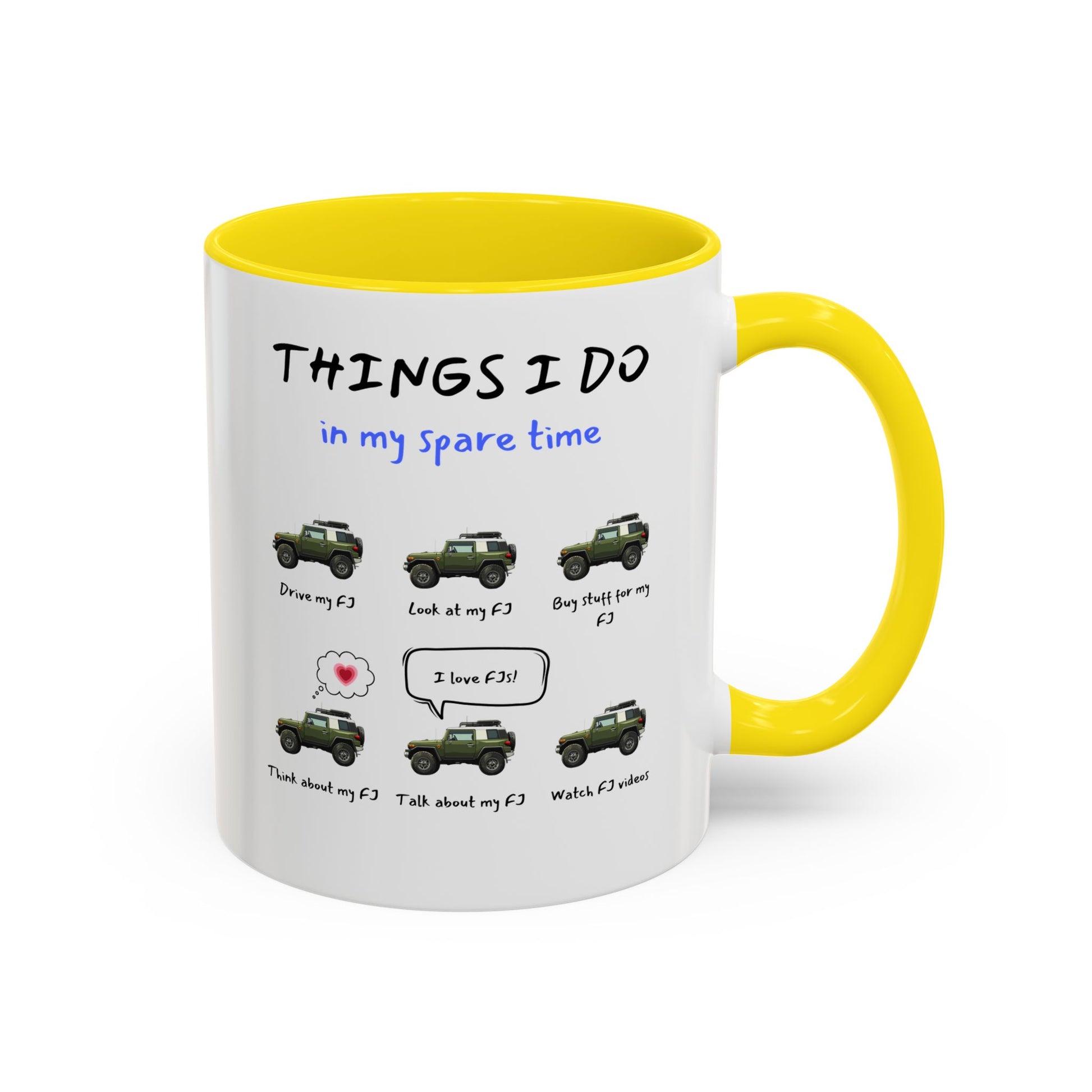 FJ Cruiser Trucks in my Spare Time Coffee Mug