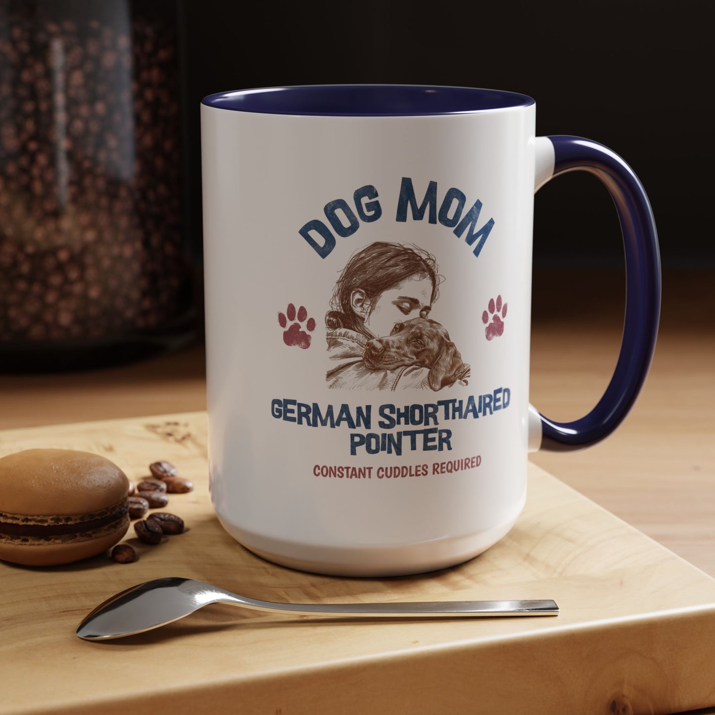 German Shorthaired Pointer GSP Dog Mom v1 Coffee Mug