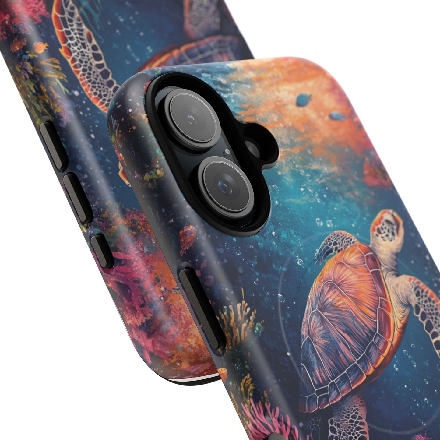 Ocean Colorful Sea Turtle Tough Magnetic Cell Phone Case