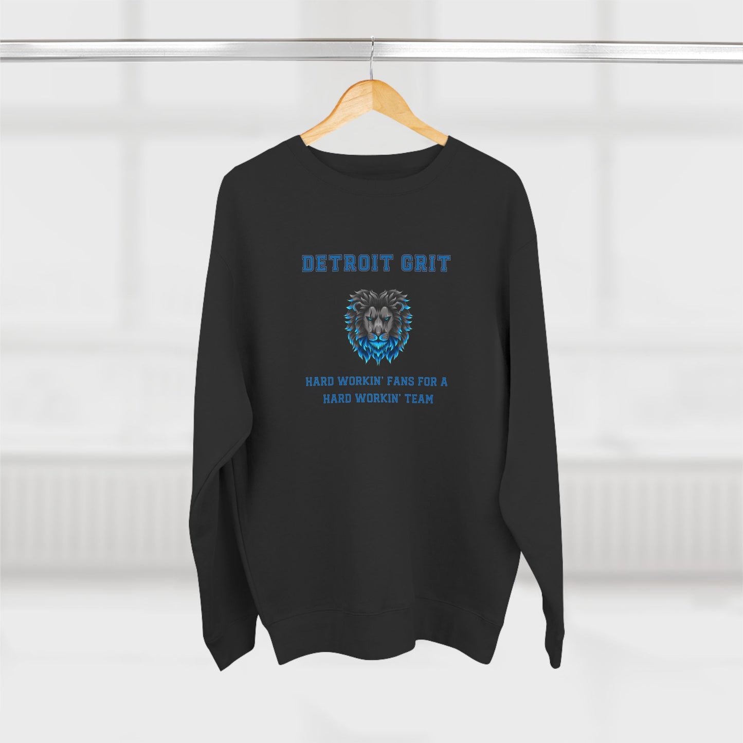 Detroit Lions Grit Fans Premium Crewneck Sweatshirt