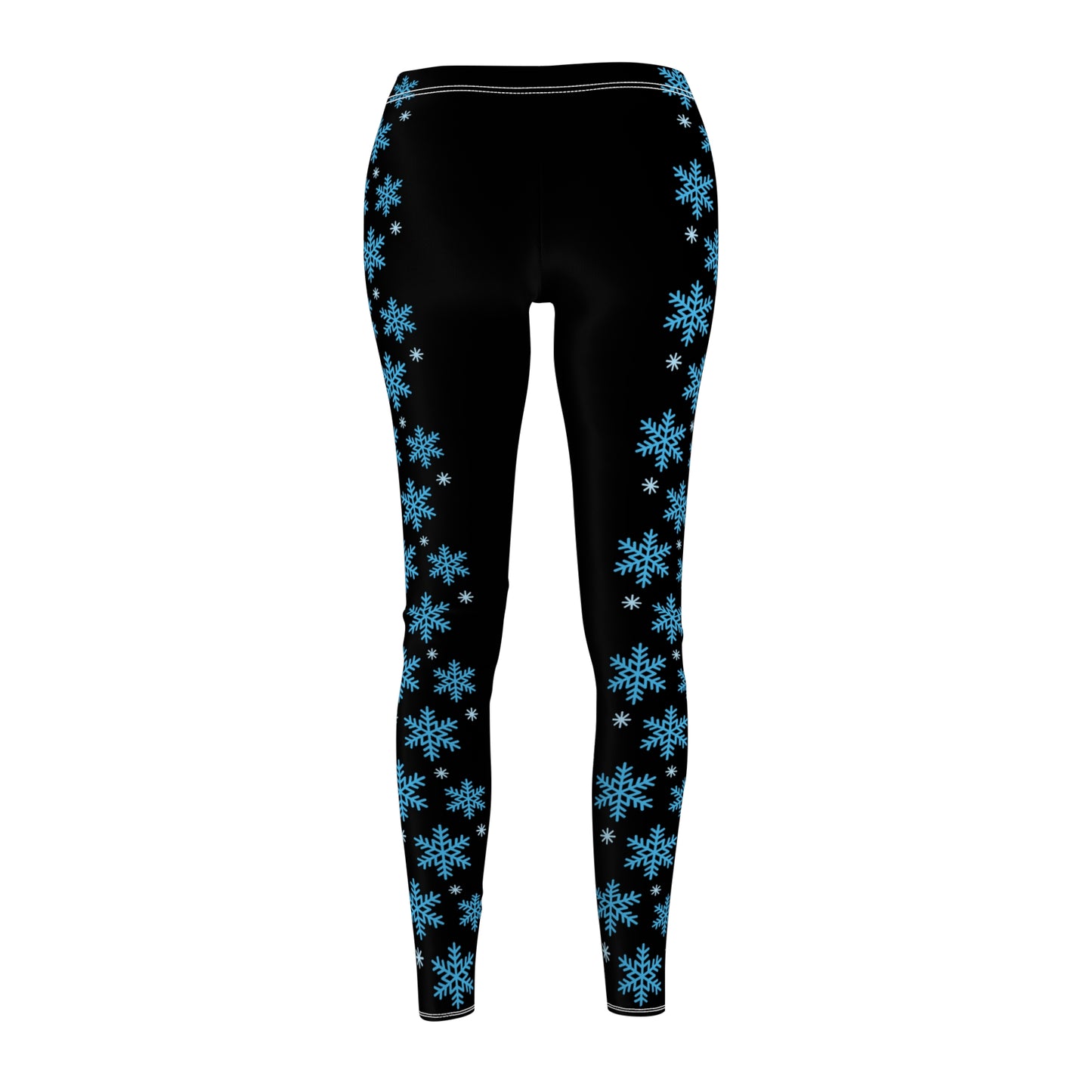 Winter Snowflake Women's Soft Casual Leggings