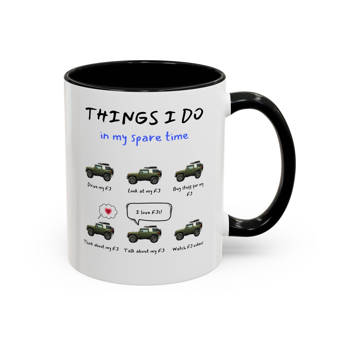 FJ Cruiser Trucks in my Spare Time Coffee Mug