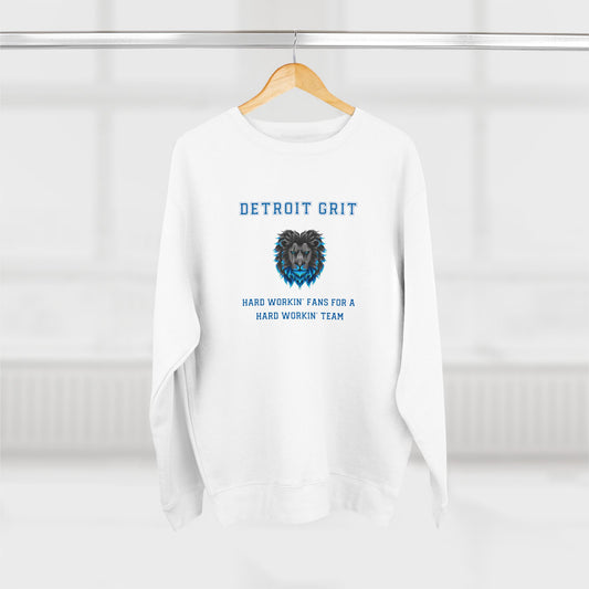 Detroit Lions Grit Fans Premium Crewneck Sweatshirt