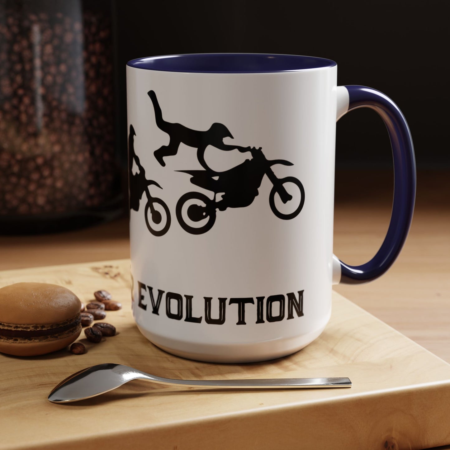 Dirt Bike Evolution Coffee Mug