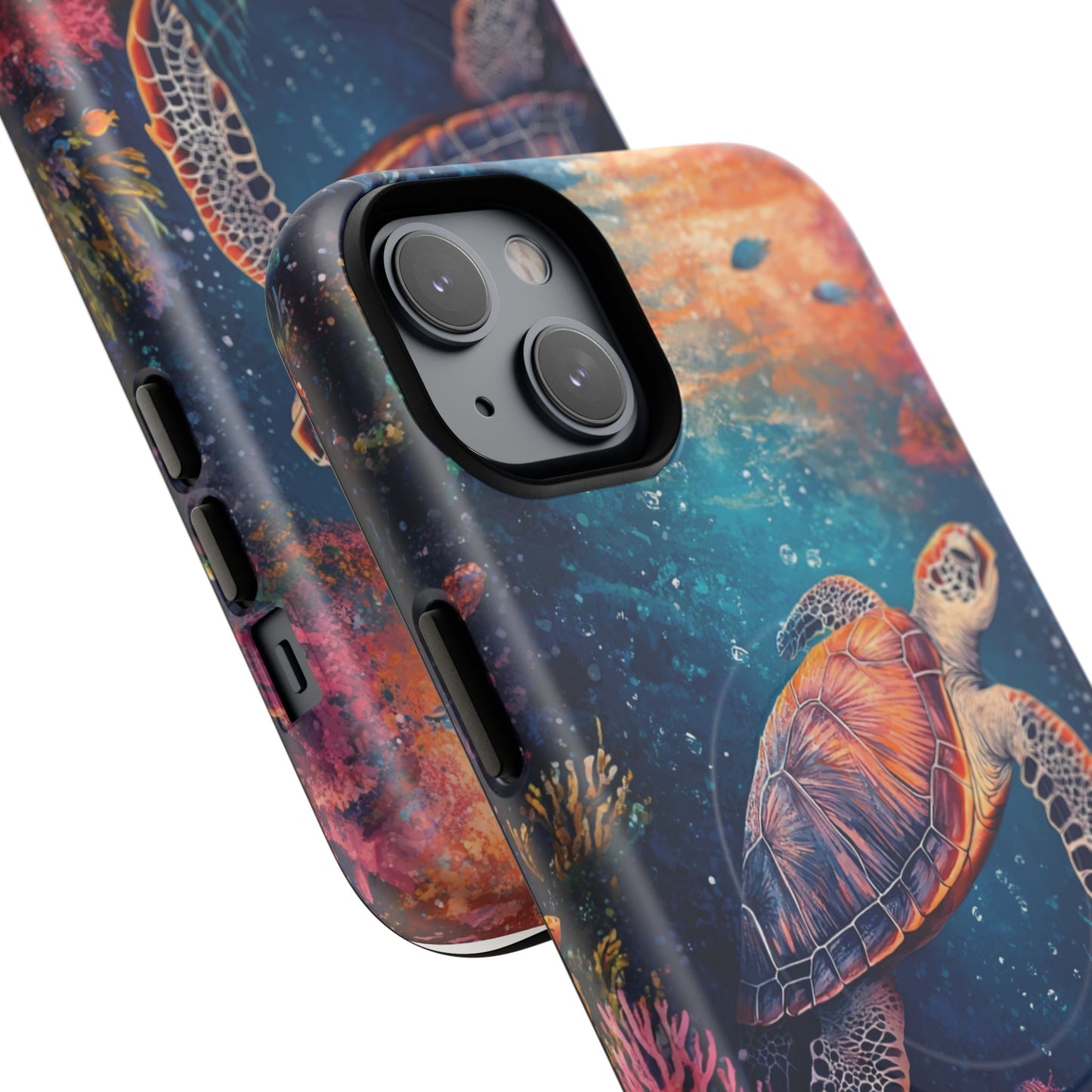 Ocean Colorful Sea Turtle Tough Magnetic Cell Phone Case