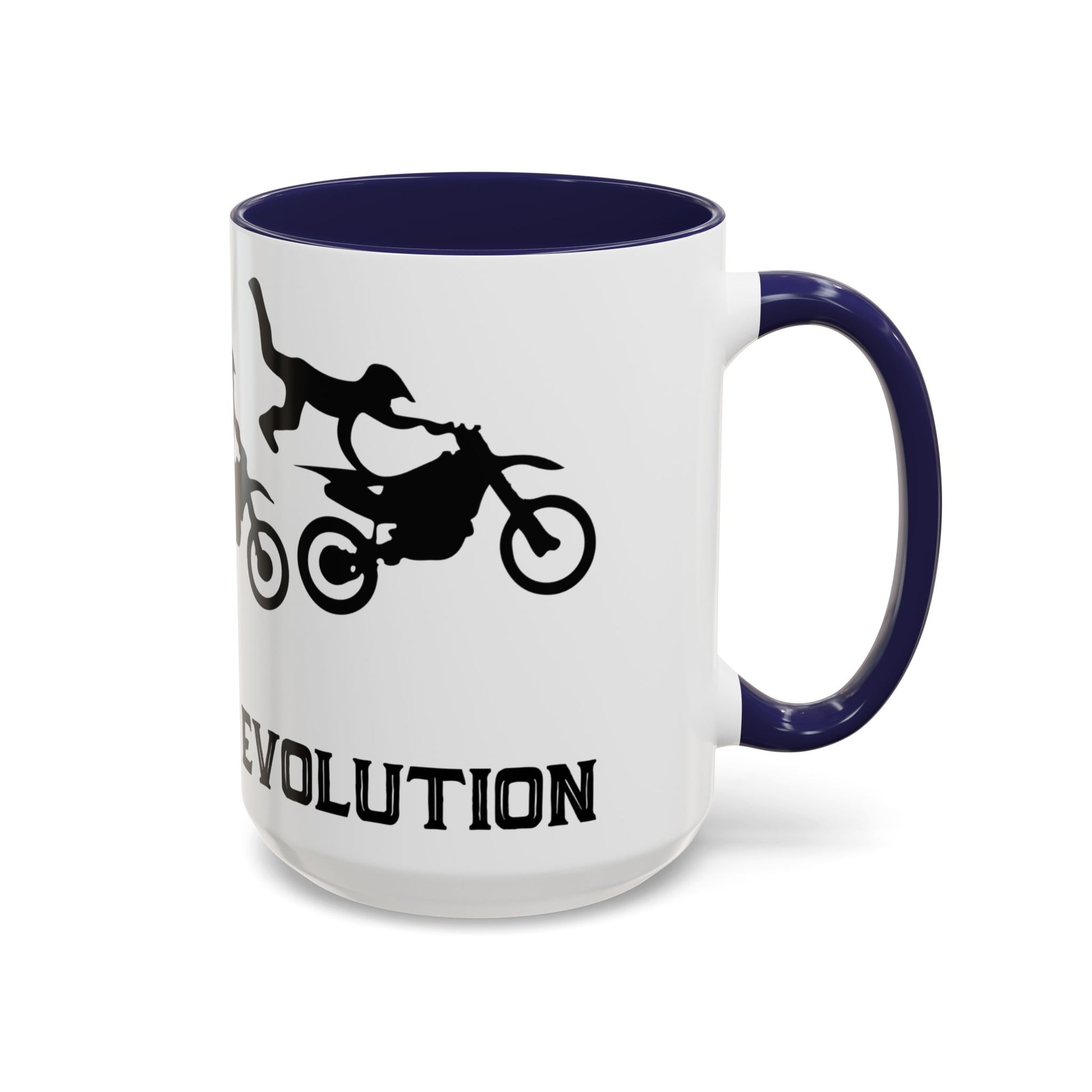 Dirt Bike Evolution Coffee Mug