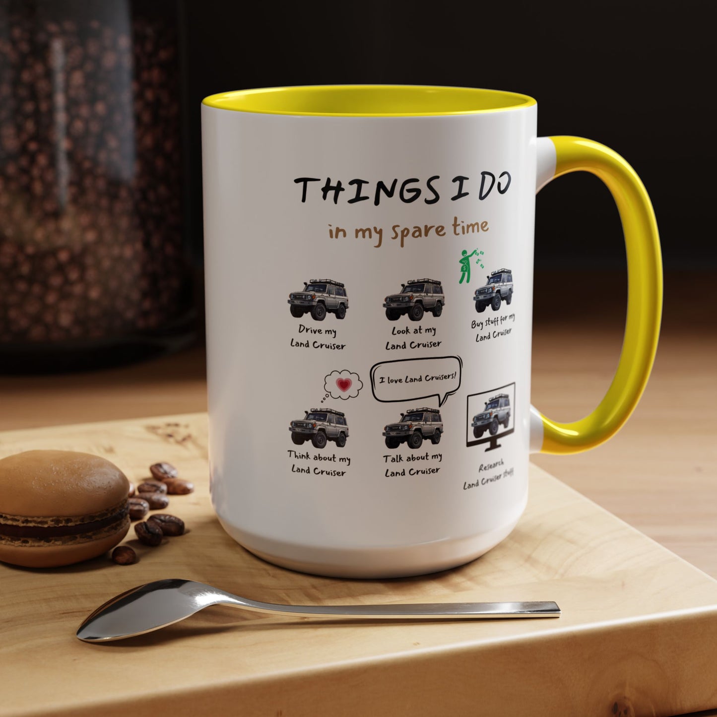 Land Cruiser Trucks in my Spare Time Coffee Mug