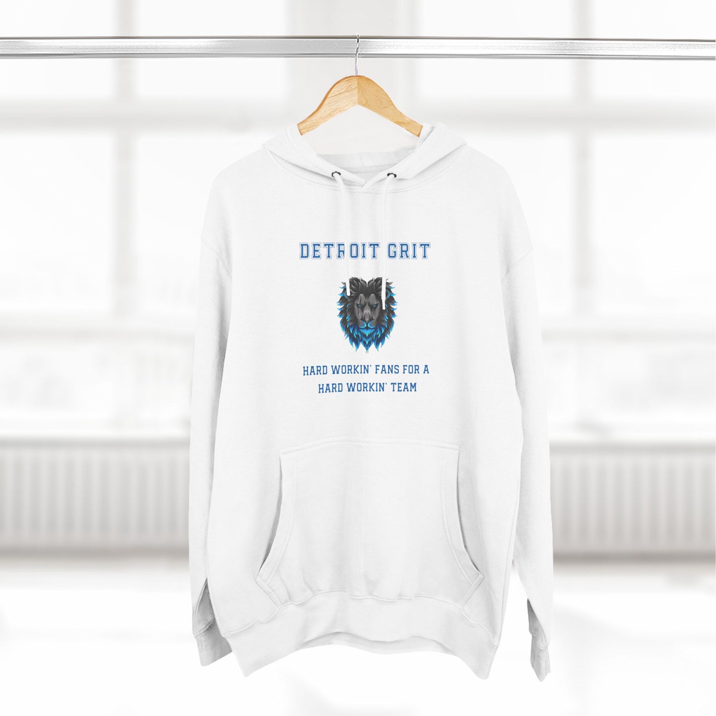 Detroit Lions Grit Fans Premium Hoodie