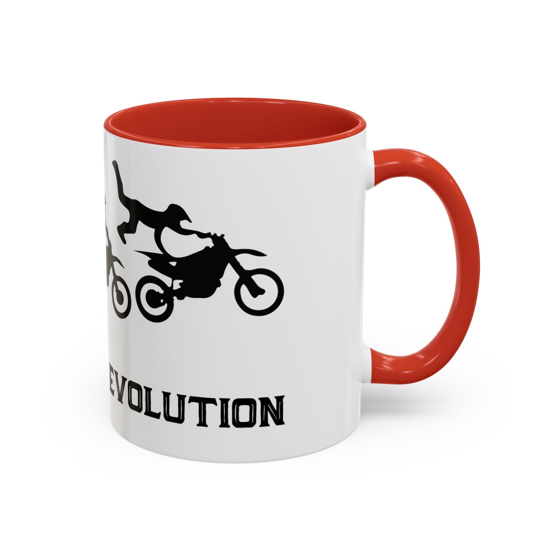 Dirt Bike Evolution Coffee Mug