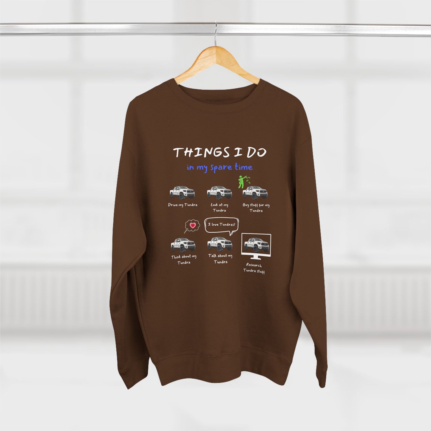 Tundra Trucks in my Spare Time Premium Crewneck Sweatshirt