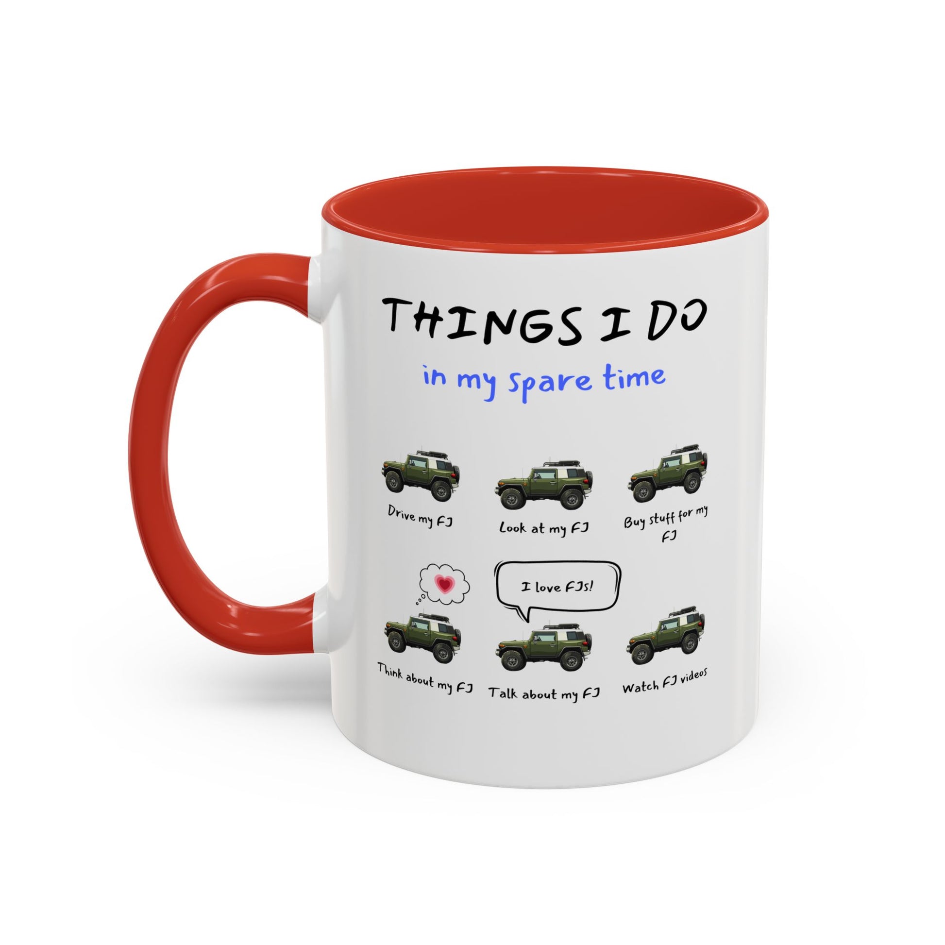 FJ Cruiser Trucks in my Spare Time Coffee Mug