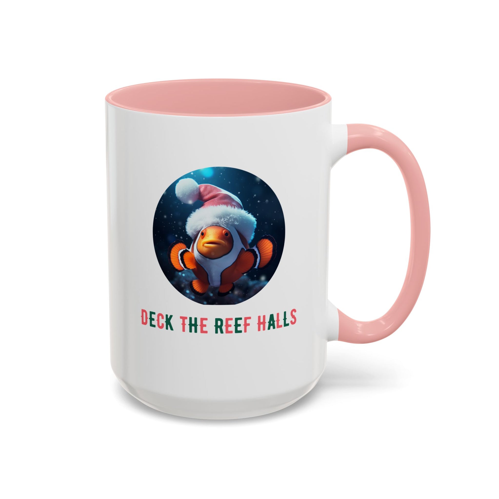 Deck the Reef Halls Aquarium Clownfish Coffee Mug