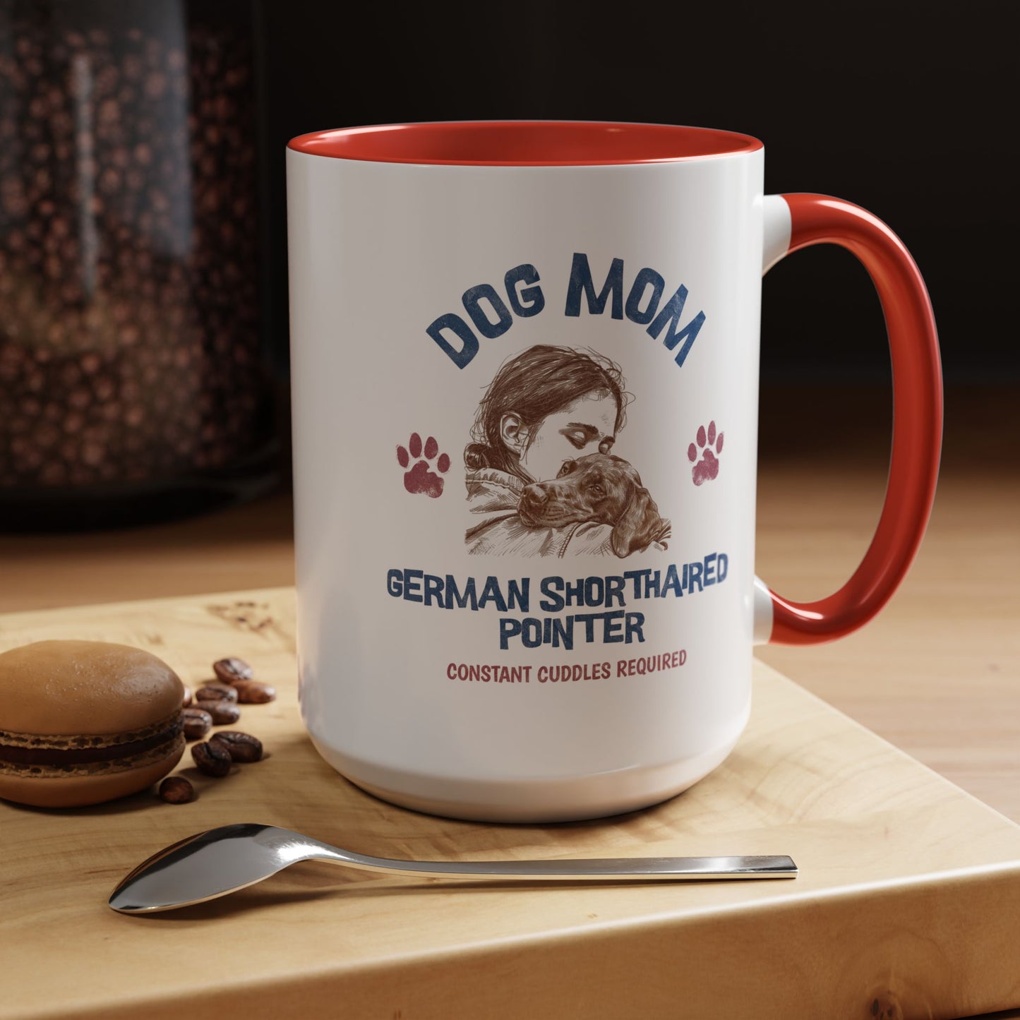 German Shorthaired Pointer GSP Dog Mom v1 Coffee Mug