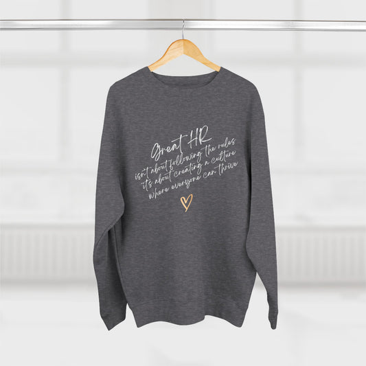 Great Human Resources HR Premium Crewneck Sweatshirt