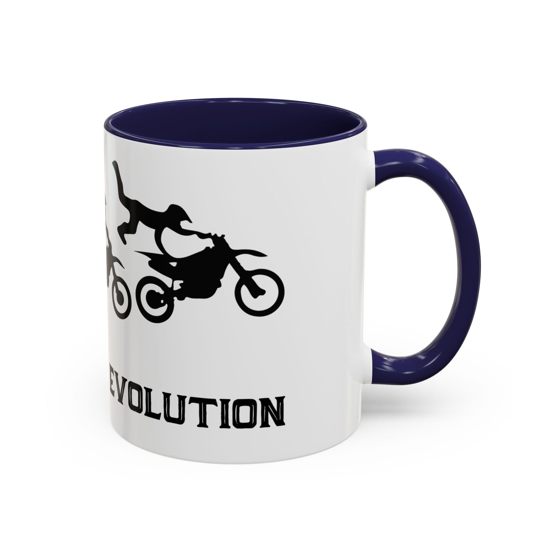 Dirt Bike Evolution Coffee Mug