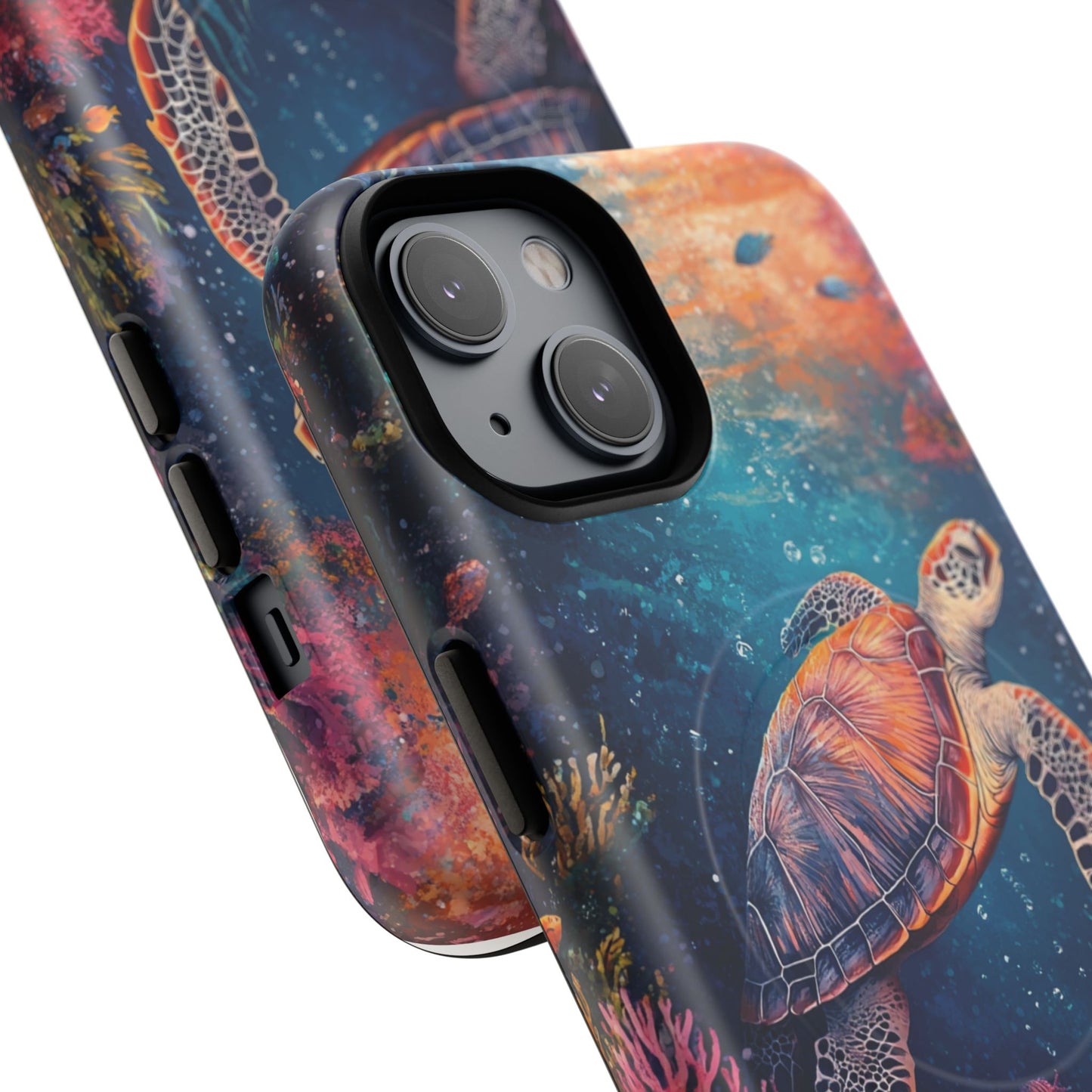 Ocean Colorful Sea Turtle Tough Magnetic Cell Phone Case