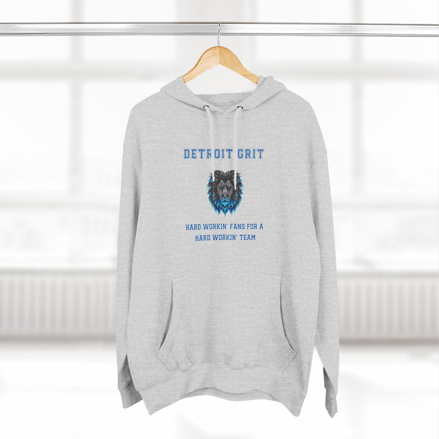 Detroit Lions Grit Fans Premium Hoodie