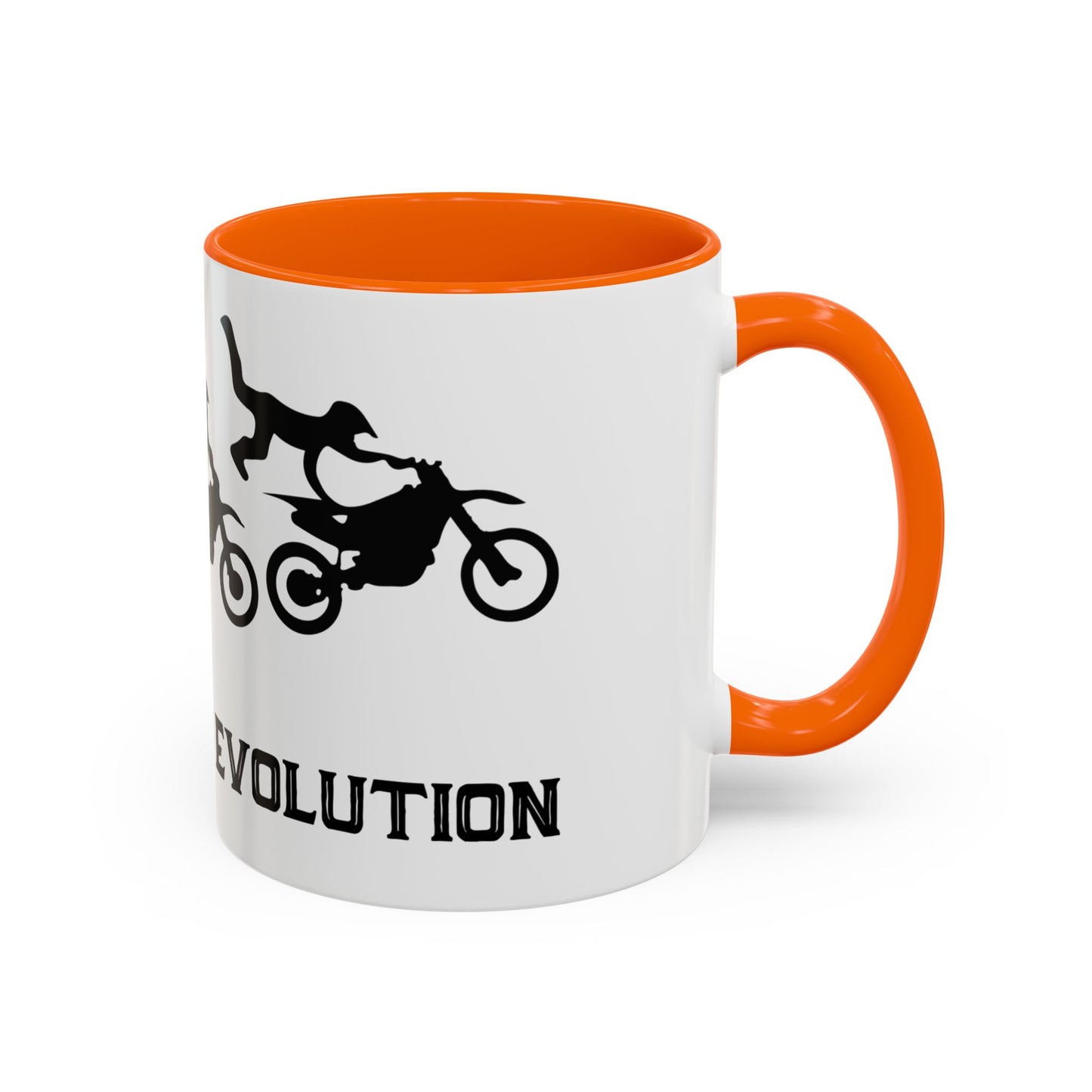 Dirt Bike Evolution Coffee Mug