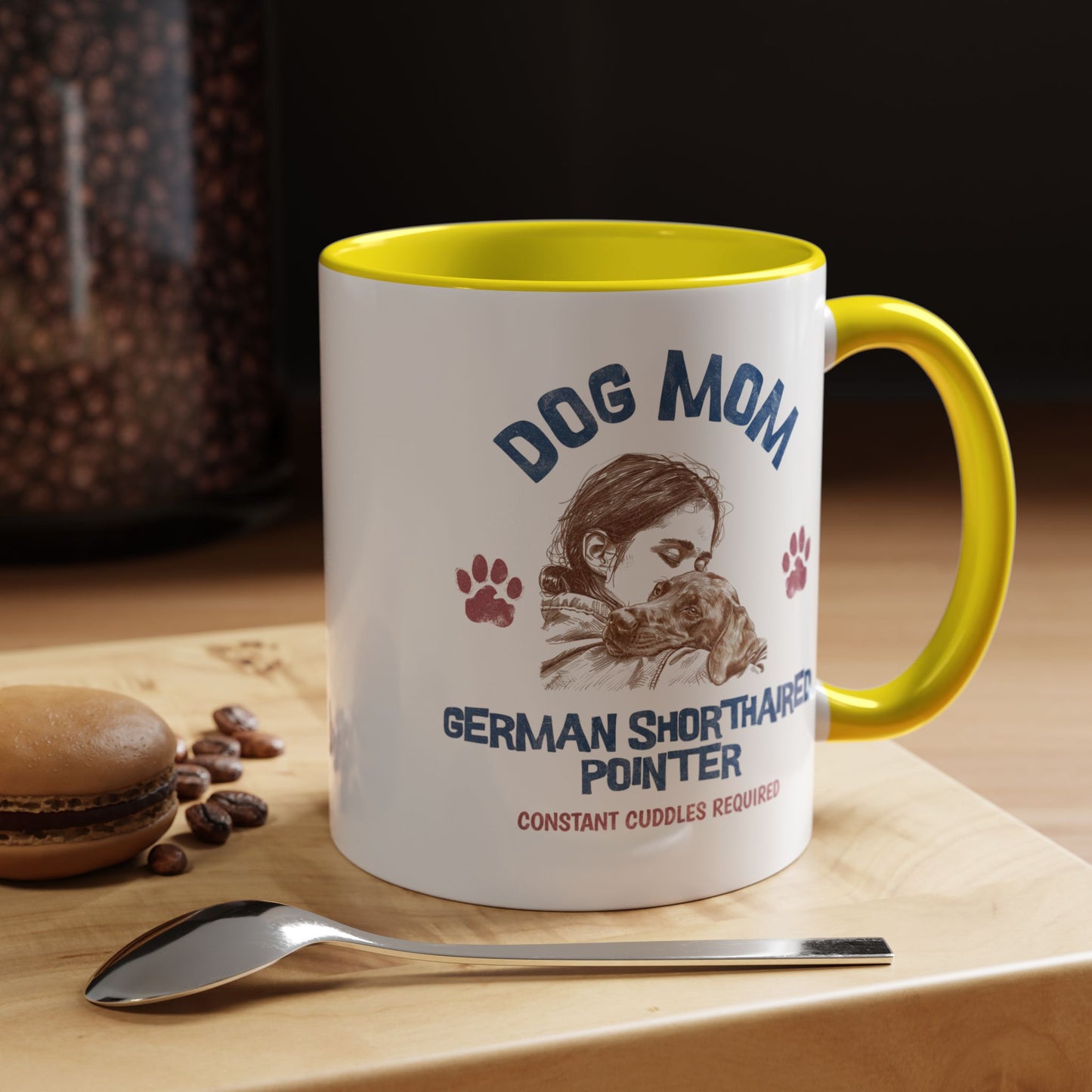 German Shorthaired Pointer GSP Dog Mom v1 Coffee Mug