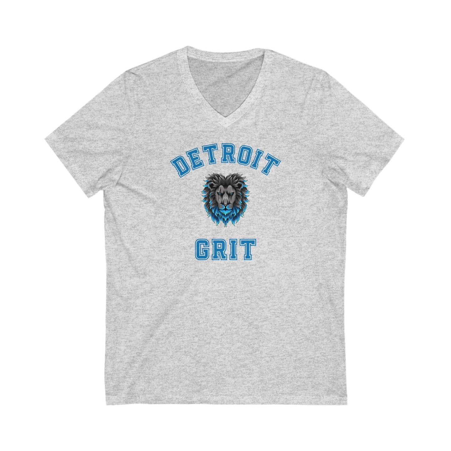 Detroit Lions Grit Jersey Short Sleeve V-Neck Tee