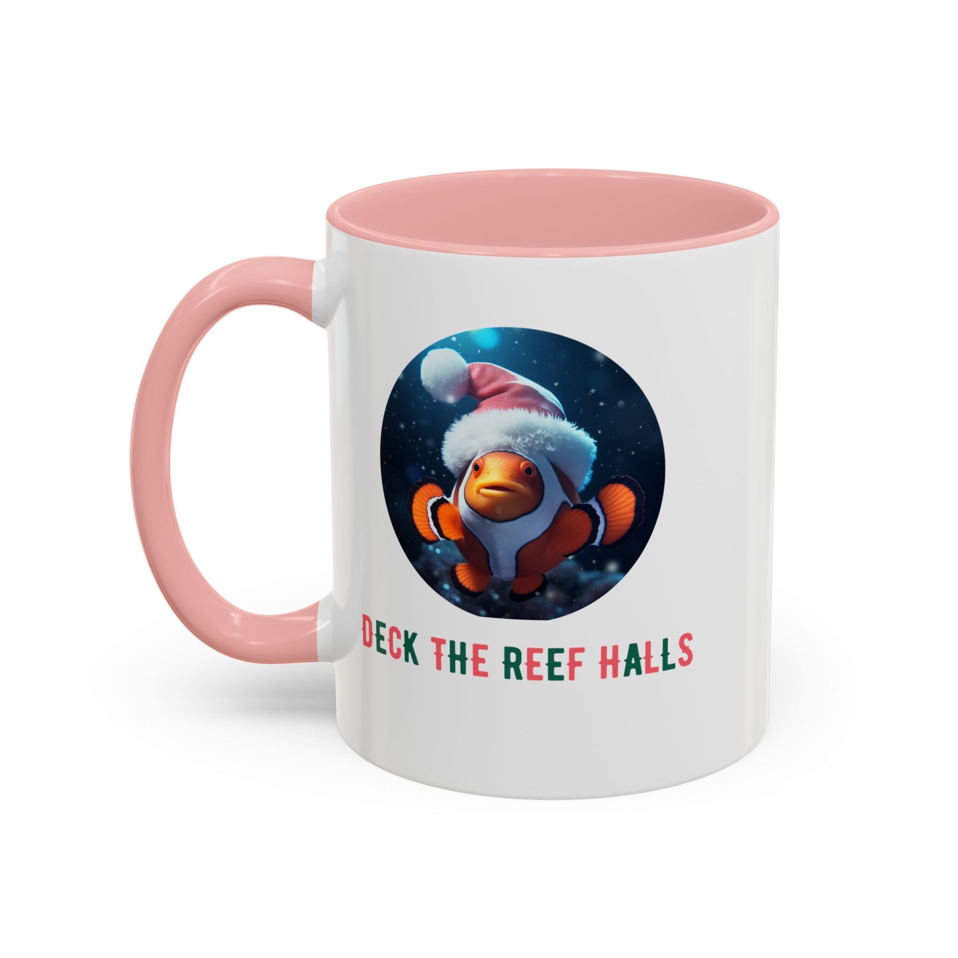 Deck the Reef Halls Aquarium Clownfish Coffee Mug