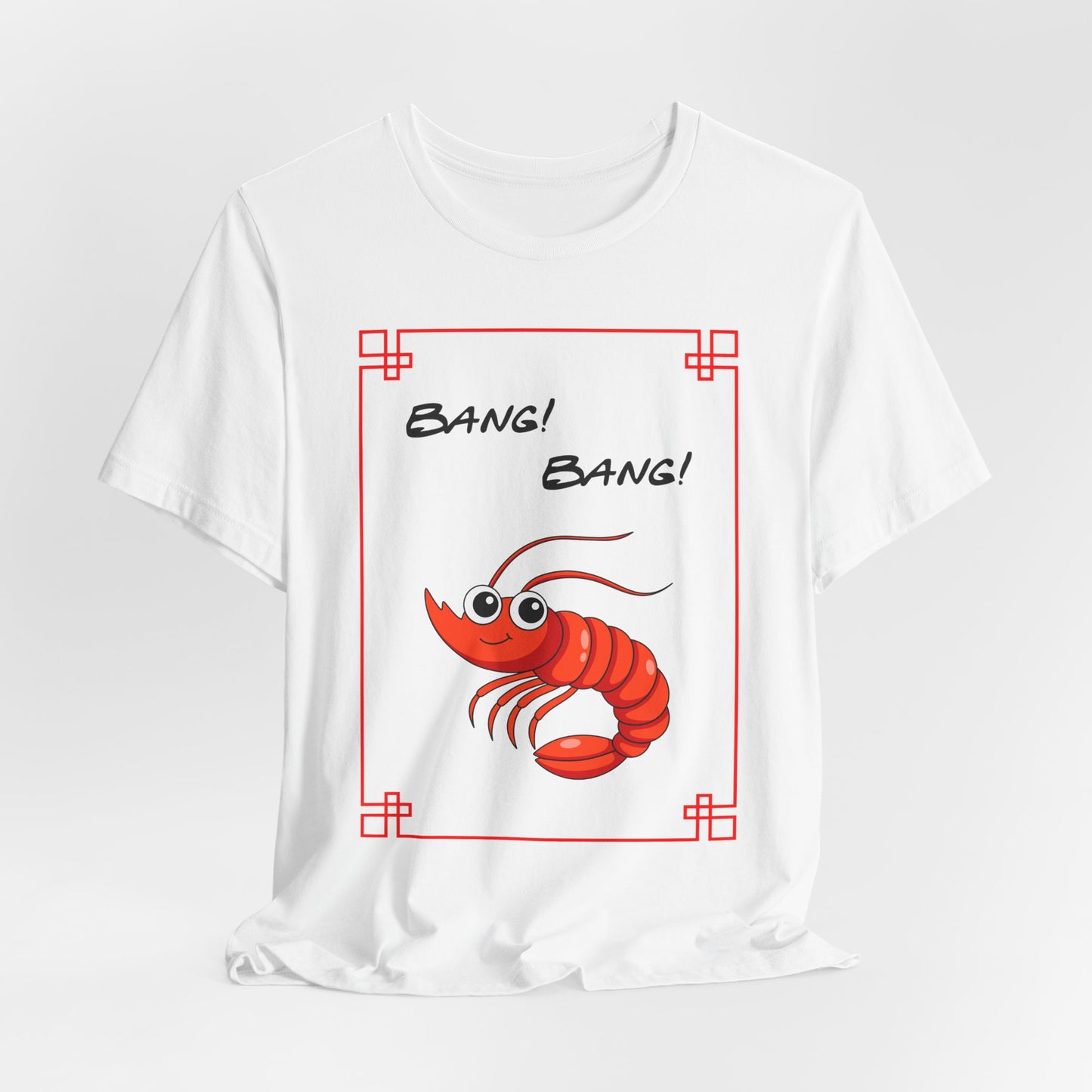 Bang! Bang! Shrimp Jersey Short Sleeve Tee