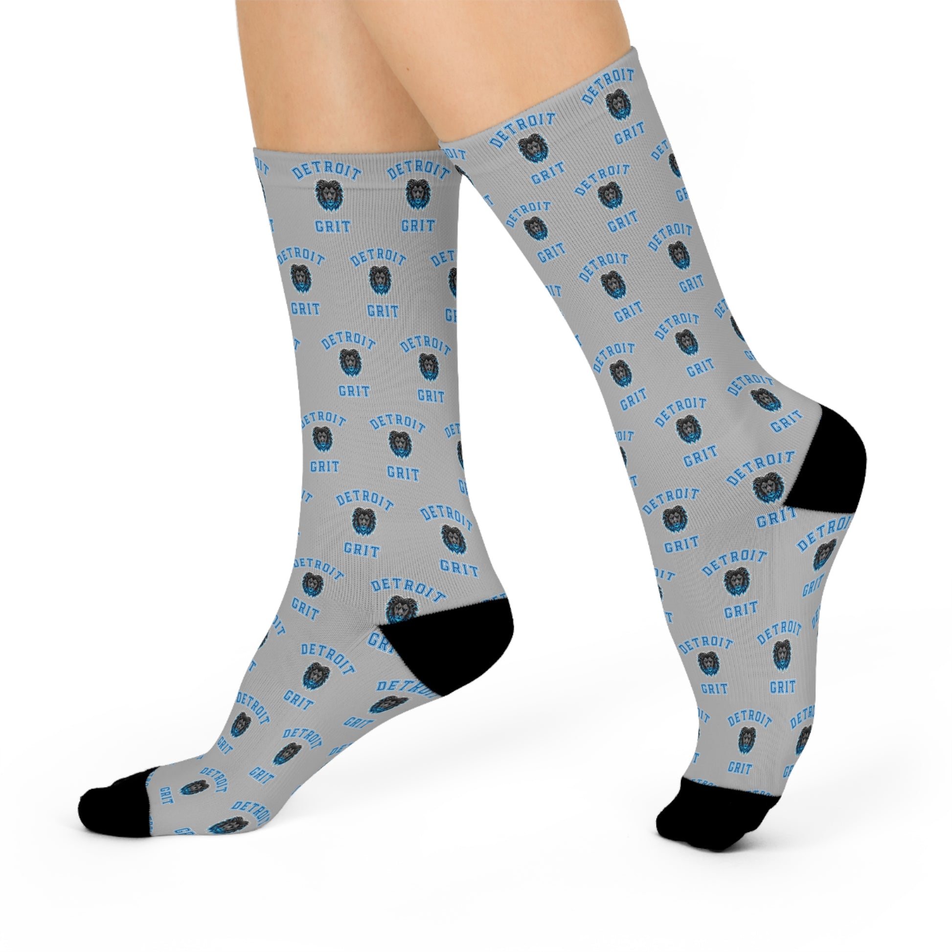 Detroit Lions Grit Cushioned Crew Socks