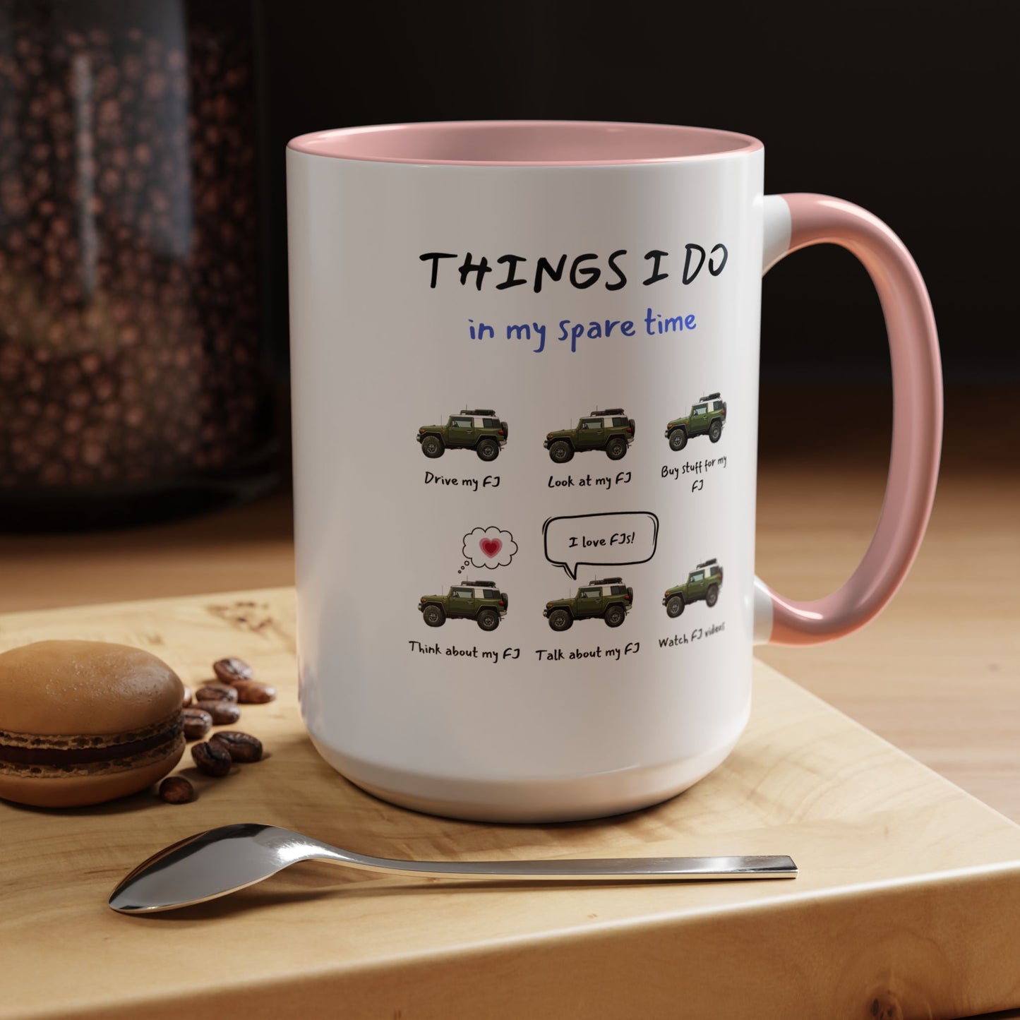 FJ Cruiser Trucks in my Spare Time Coffee Mug