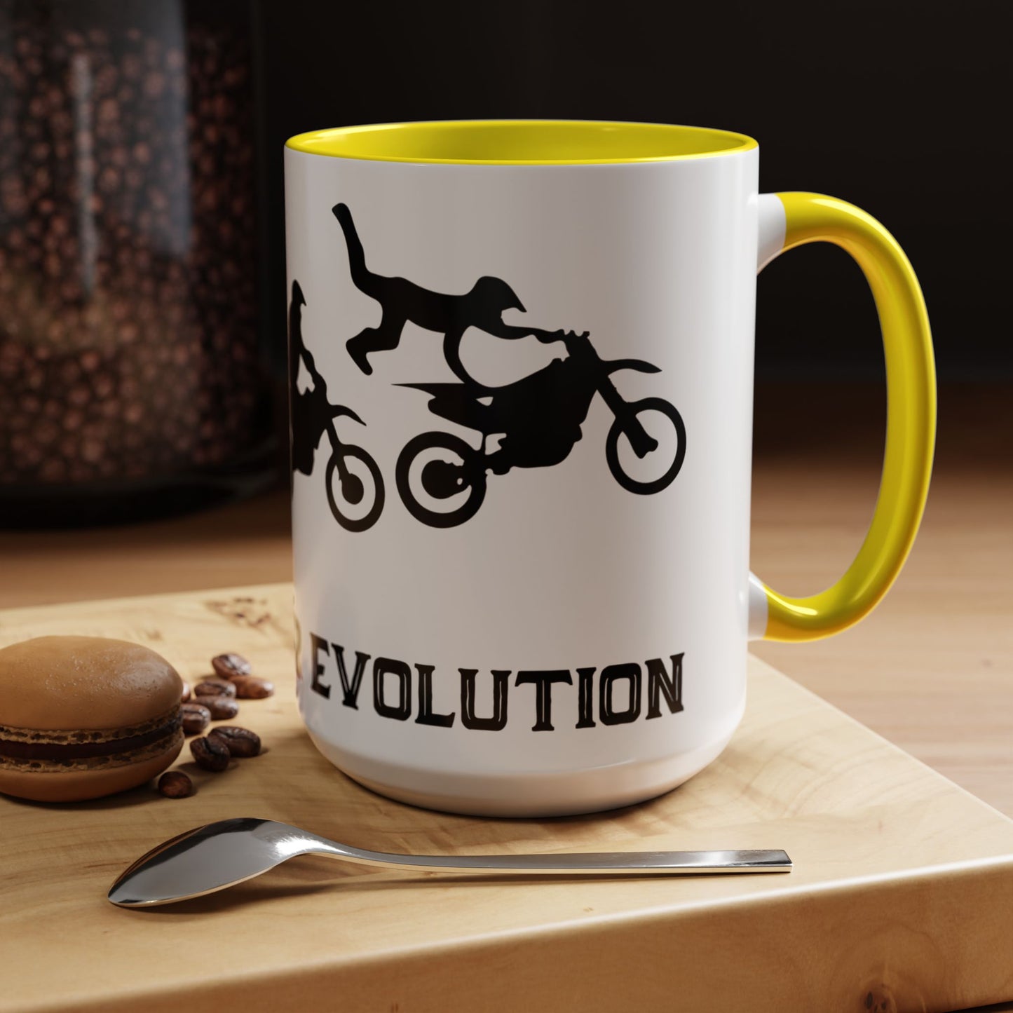 Dirt Bike Evolution Coffee Mug