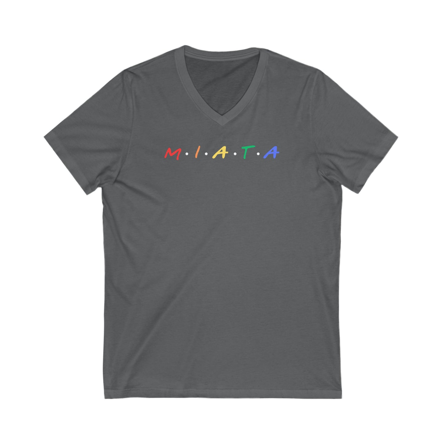 Colorful Miata Jersey Short Sleeve V-Neck Tee