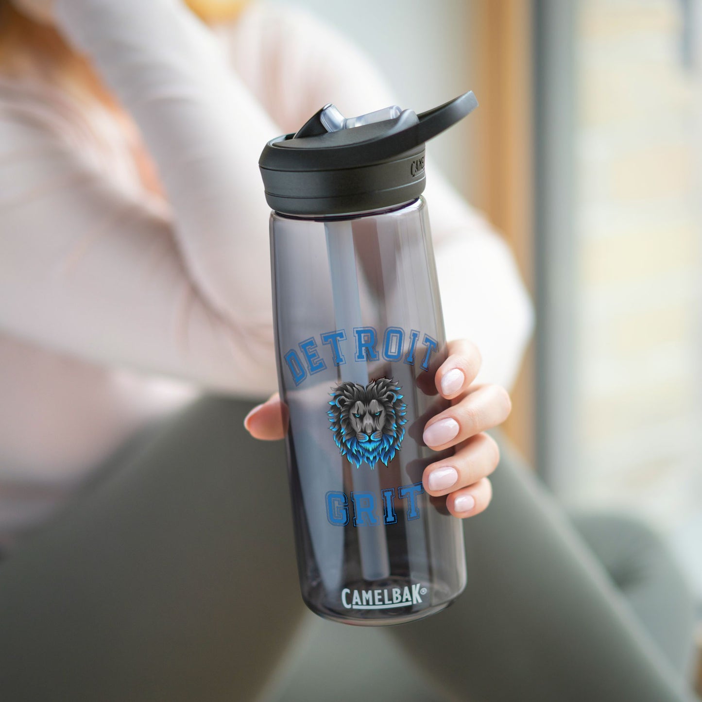 Detroit Lions Grit CamelBak Eddy® Water Bottle