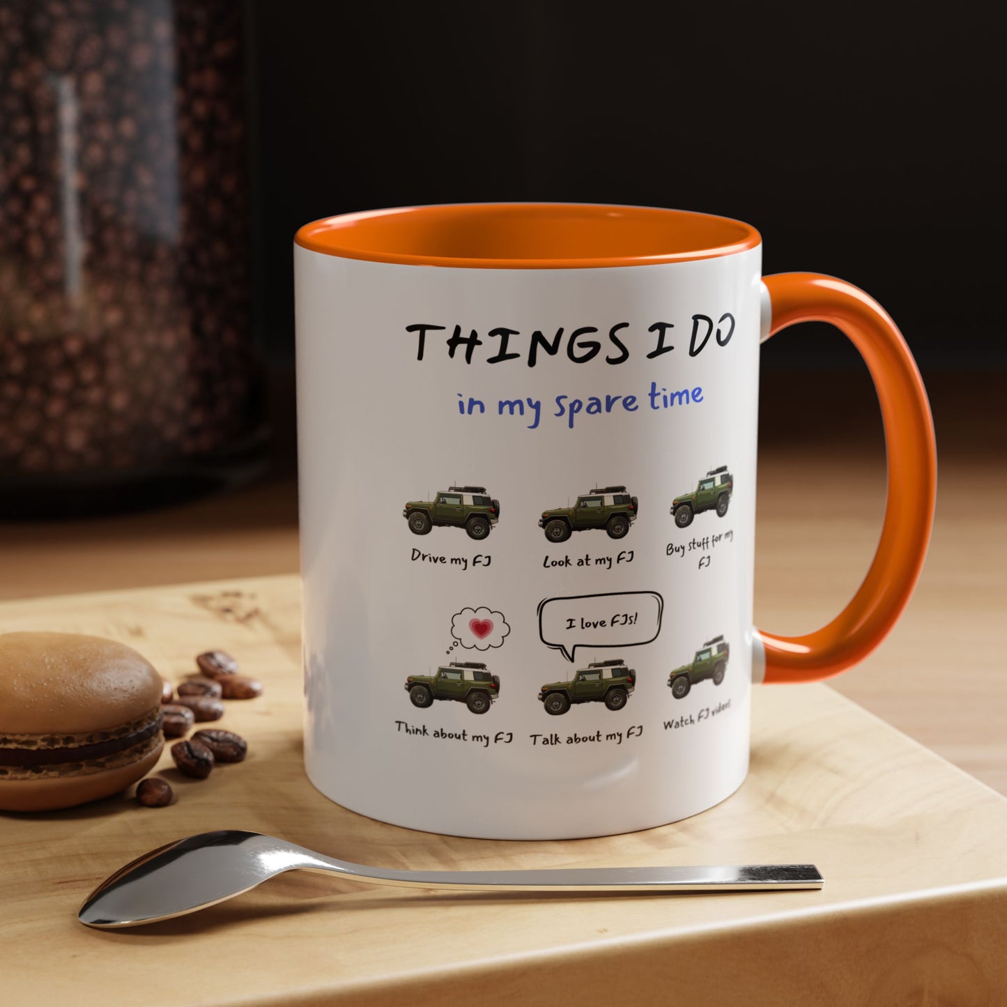 FJ Cruiser Trucks in my Spare Time Coffee Mug