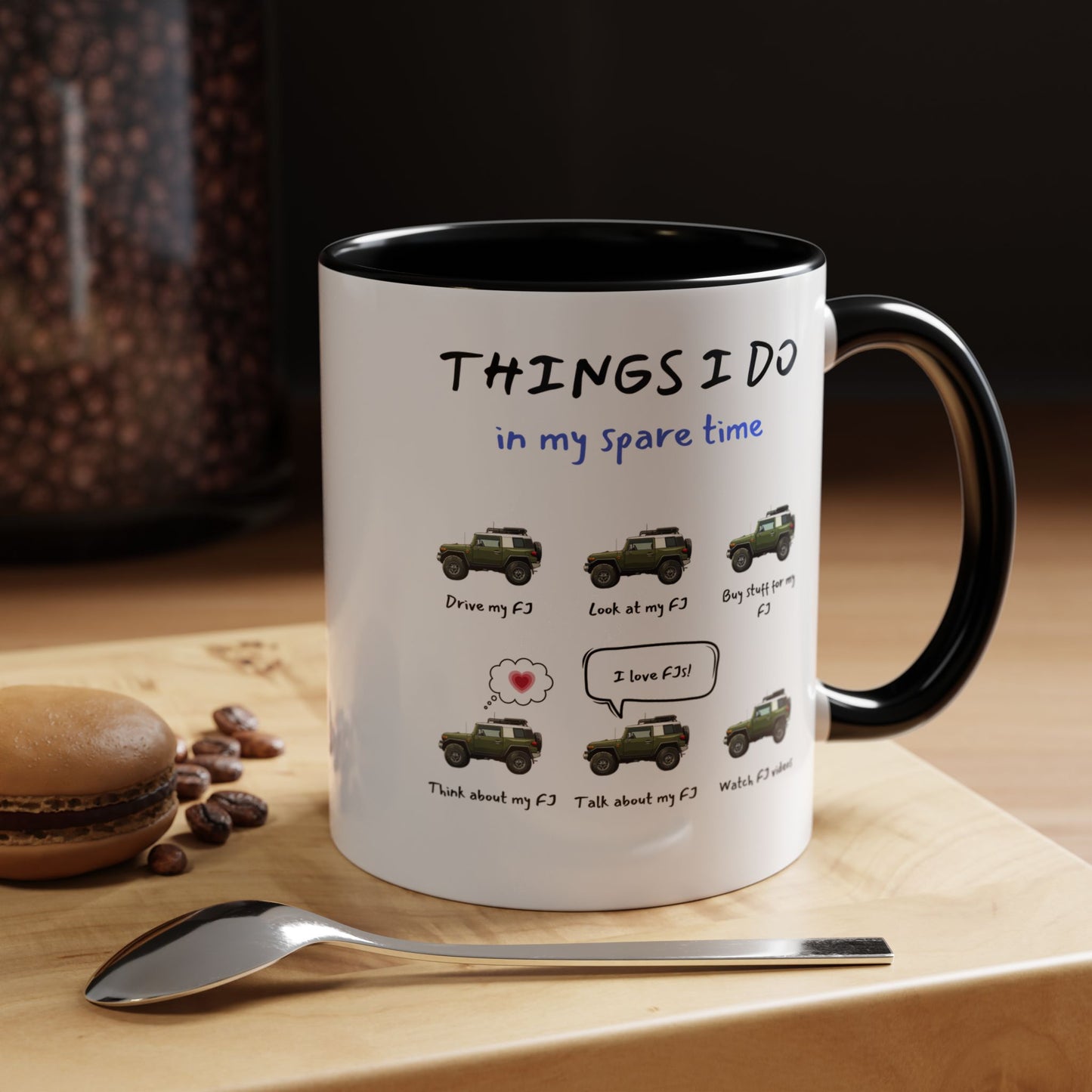 FJ Cruiser Trucks in my Spare Time Coffee Mug