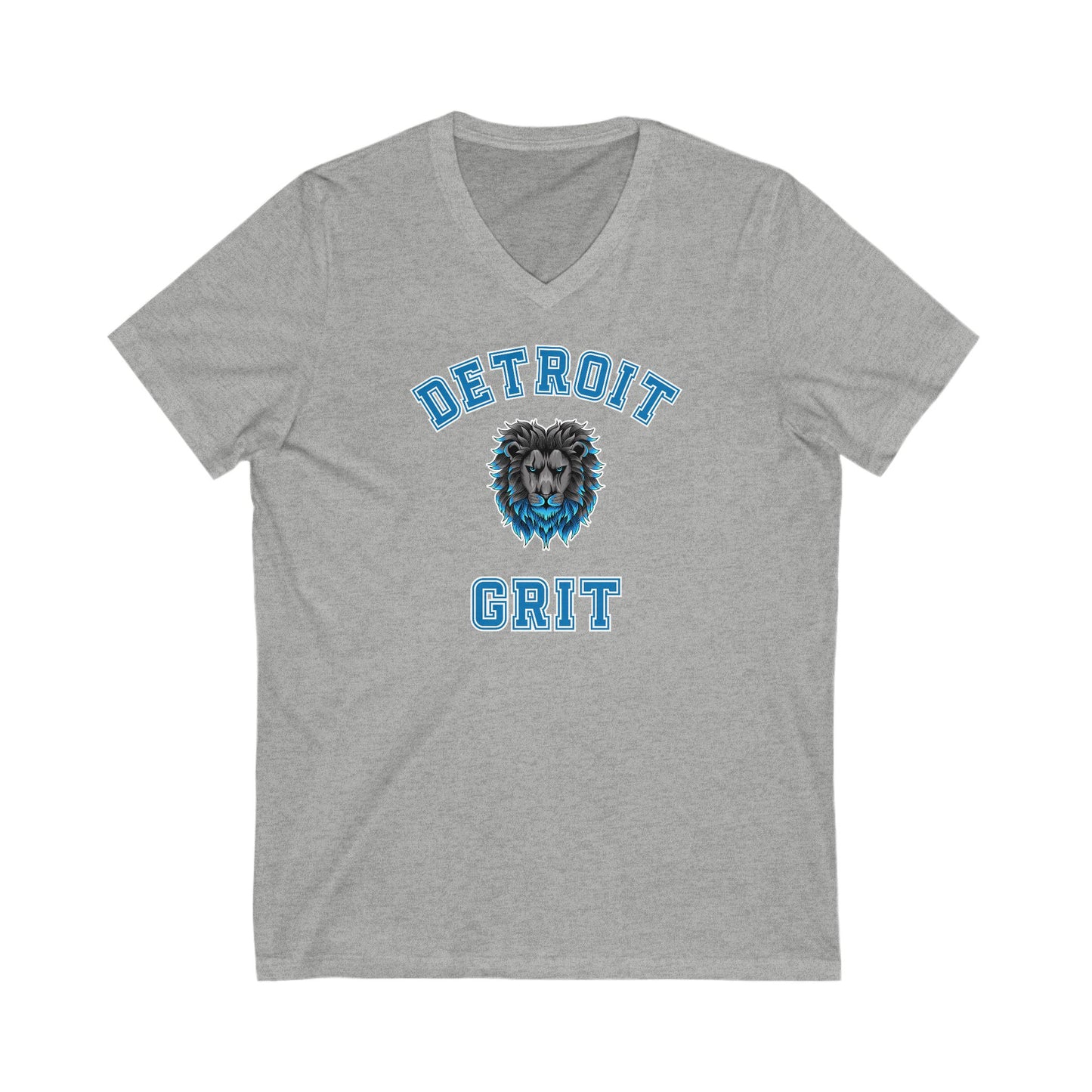 Detroit Lions Grit Jersey Short Sleeve V-Neck Tee