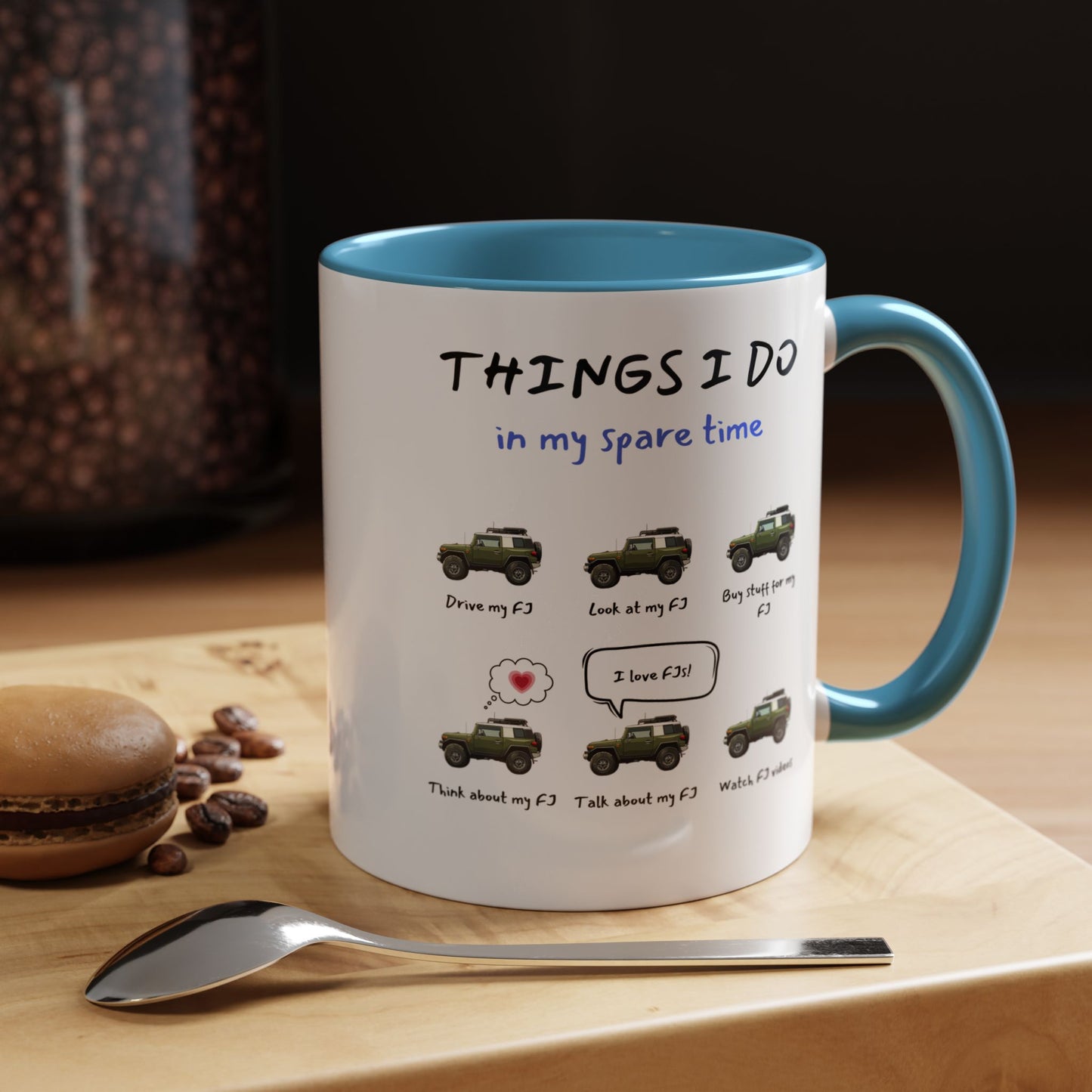 FJ Cruiser Trucks in my Spare Time Coffee Mug