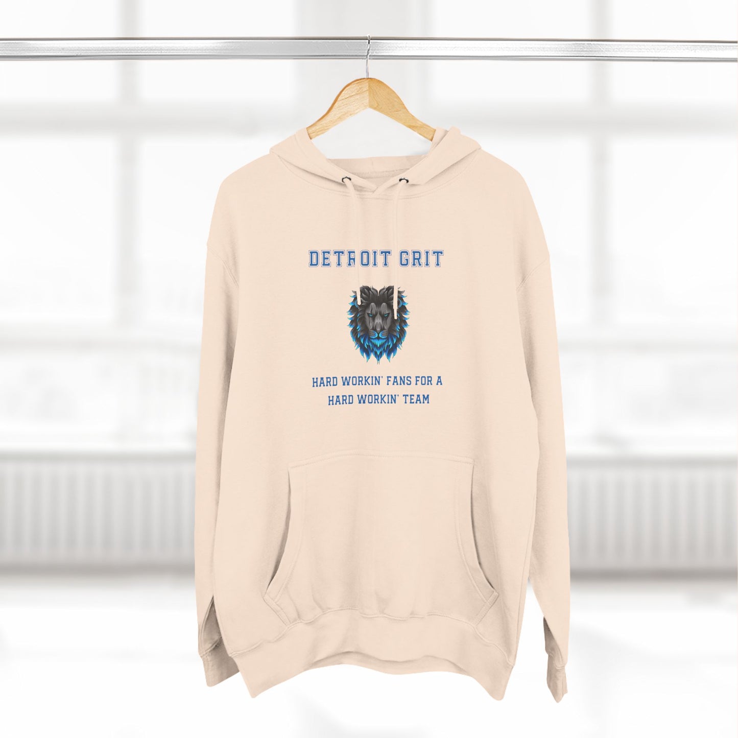 Detroit Lions Grit Fans Premium Hoodie