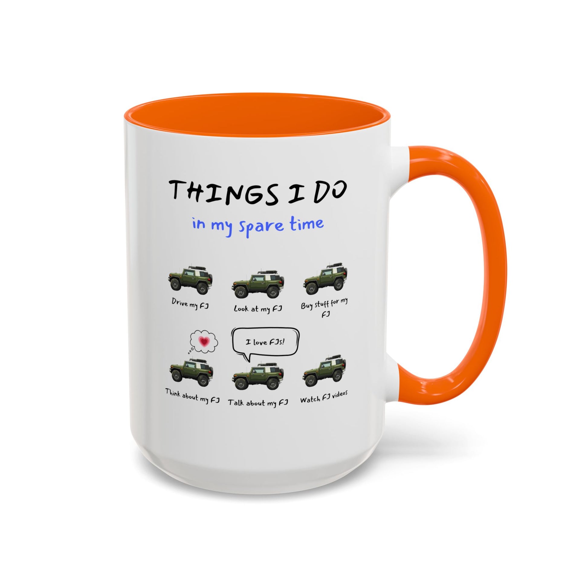 FJ Cruiser Trucks in my Spare Time Coffee Mug