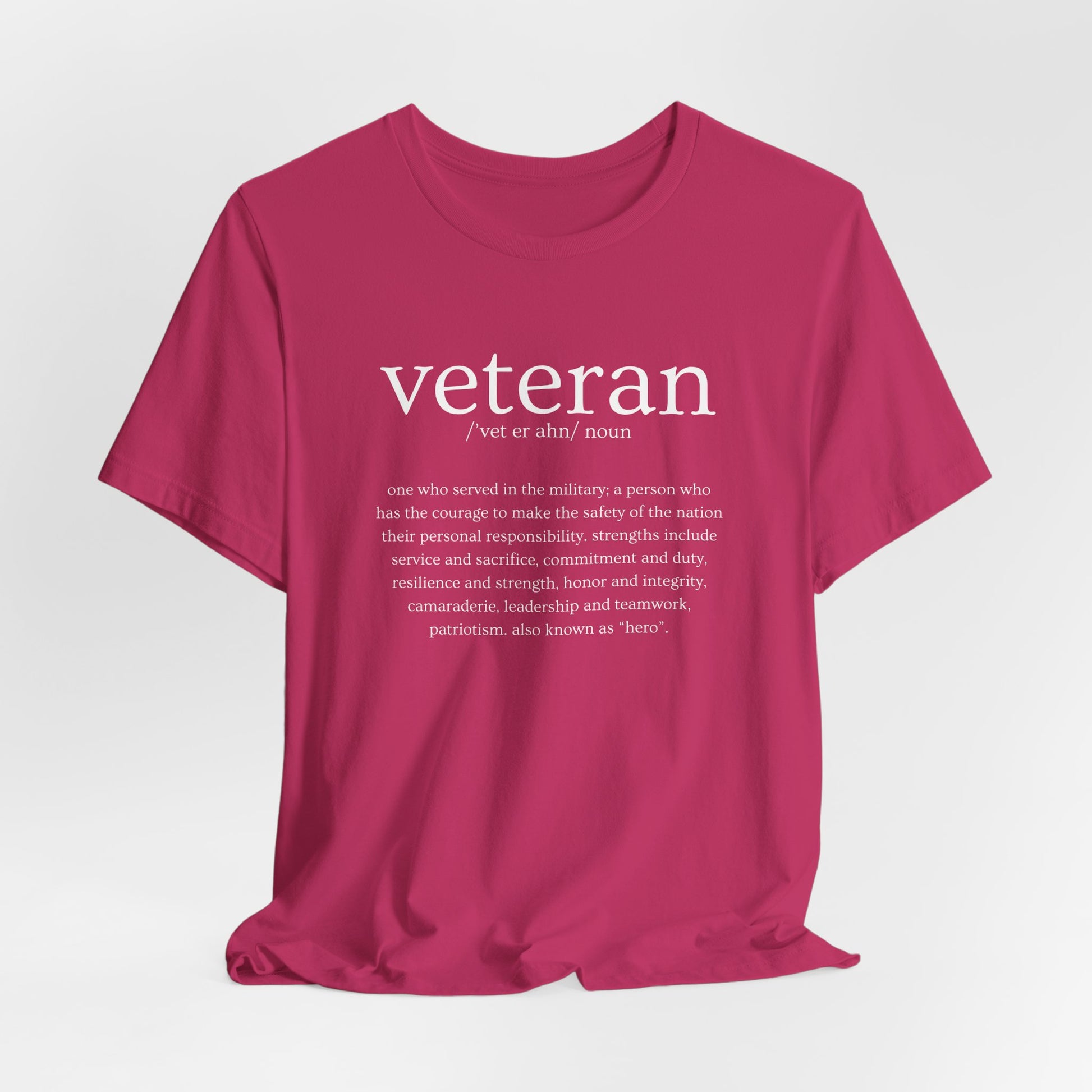 Veteran Defined Jersey Short Sleeve Tee