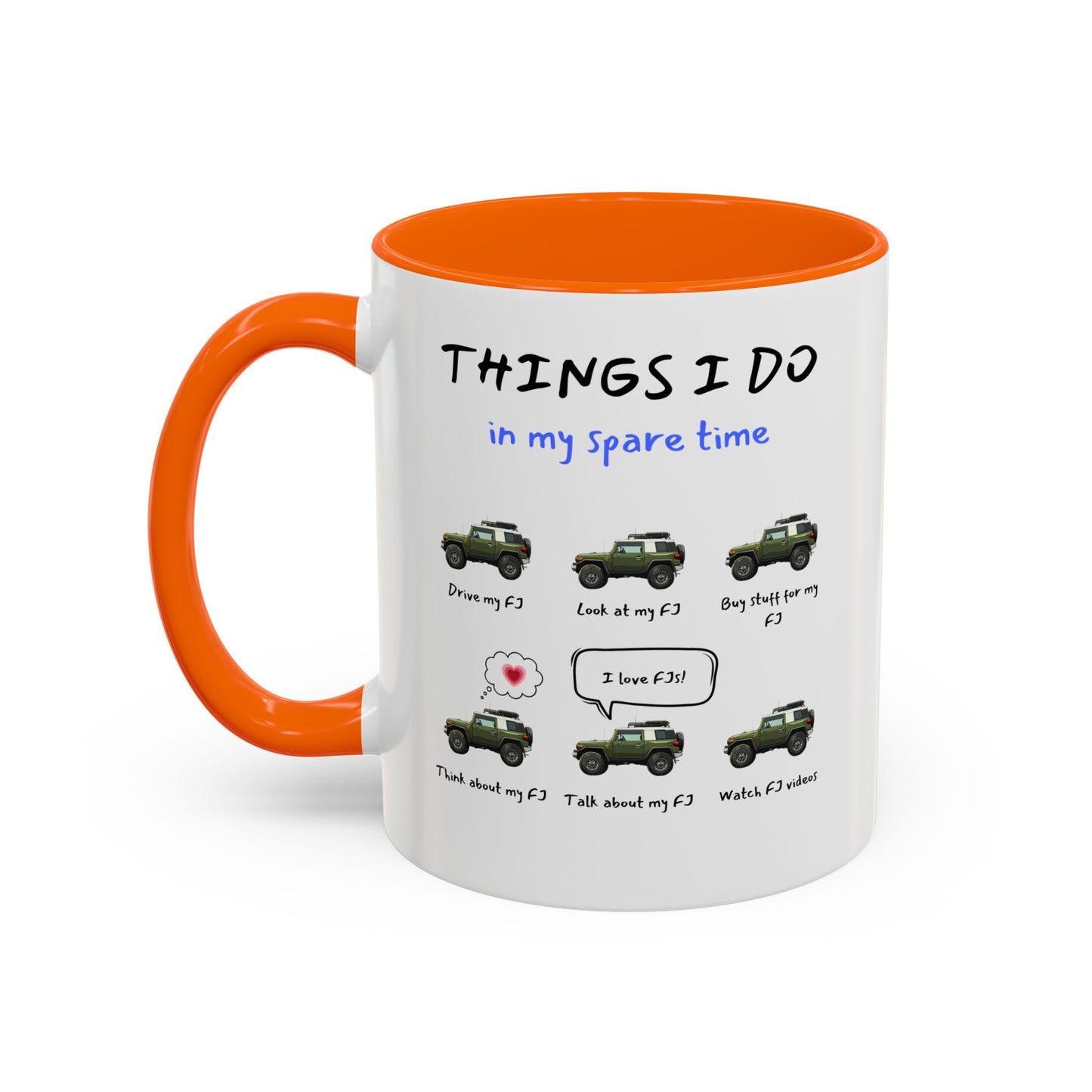 FJ Cruiser Trucks in my Spare Time Coffee Mug