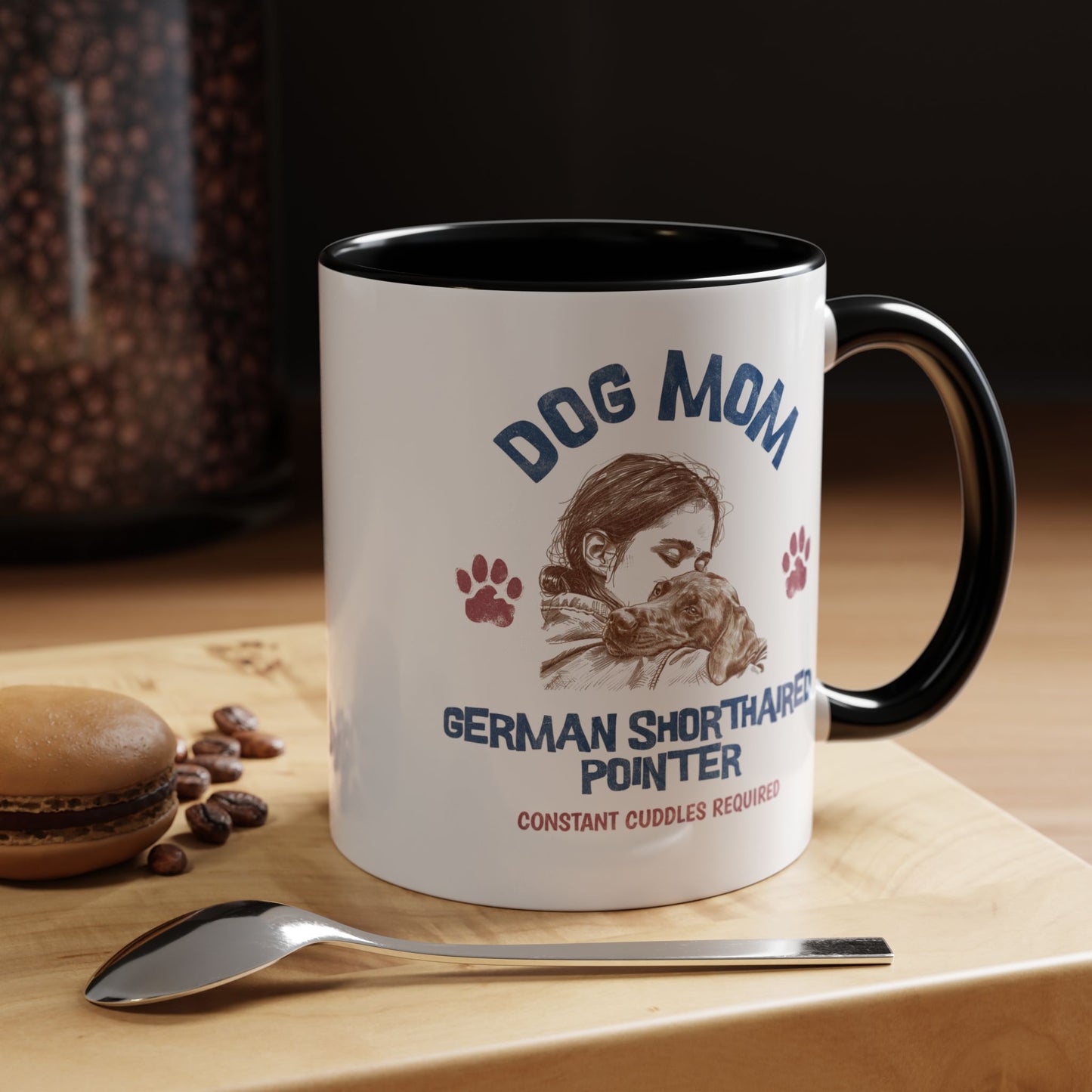 German Shorthaired Pointer GSP Dog Mom v1 Coffee Mug