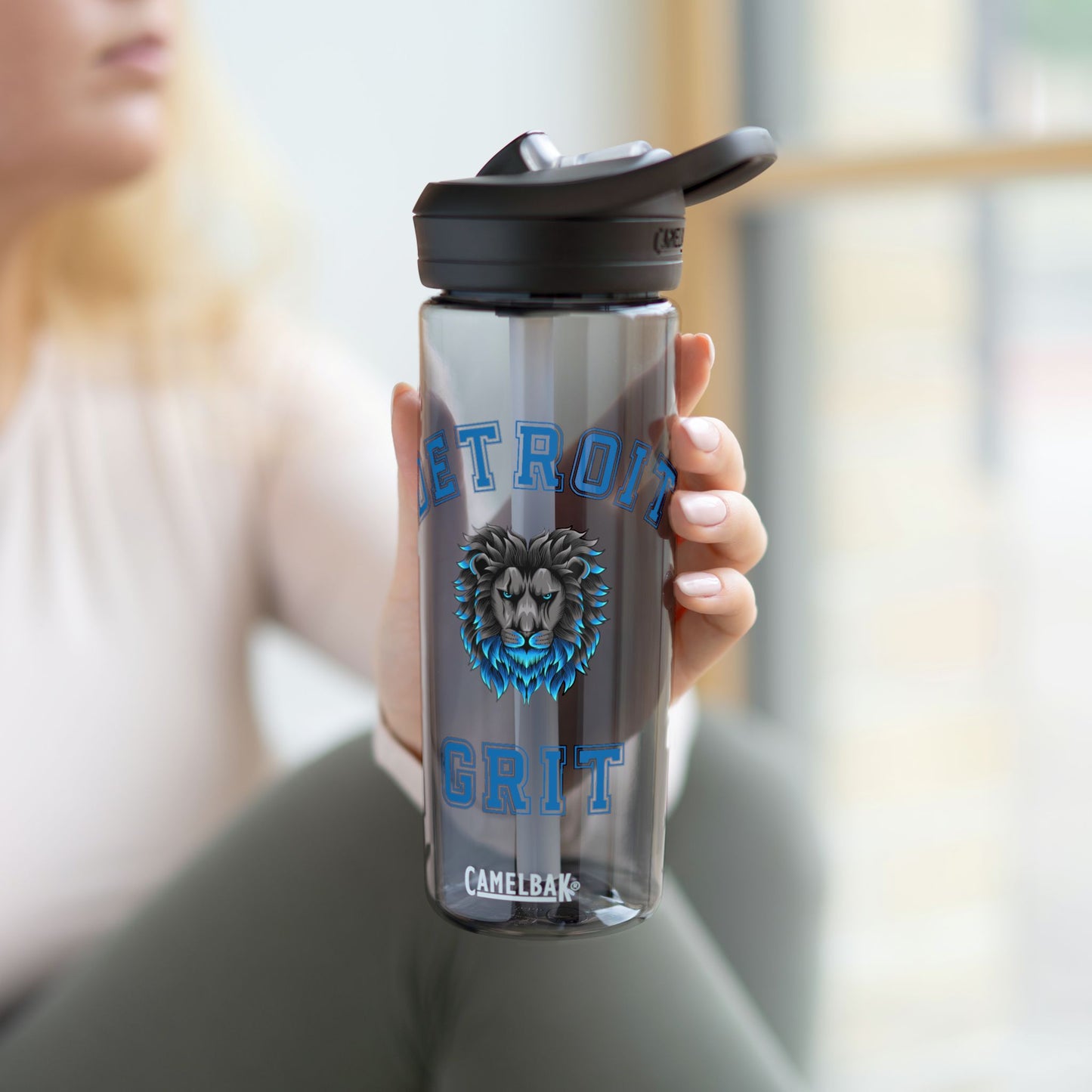 Detroit Lions Grit CamelBak Eddy® Water Bottle