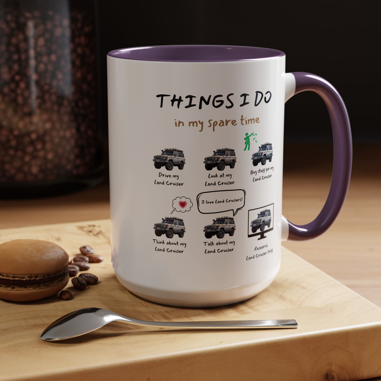 Land Cruiser Trucks in my Spare Time Coffee Mug