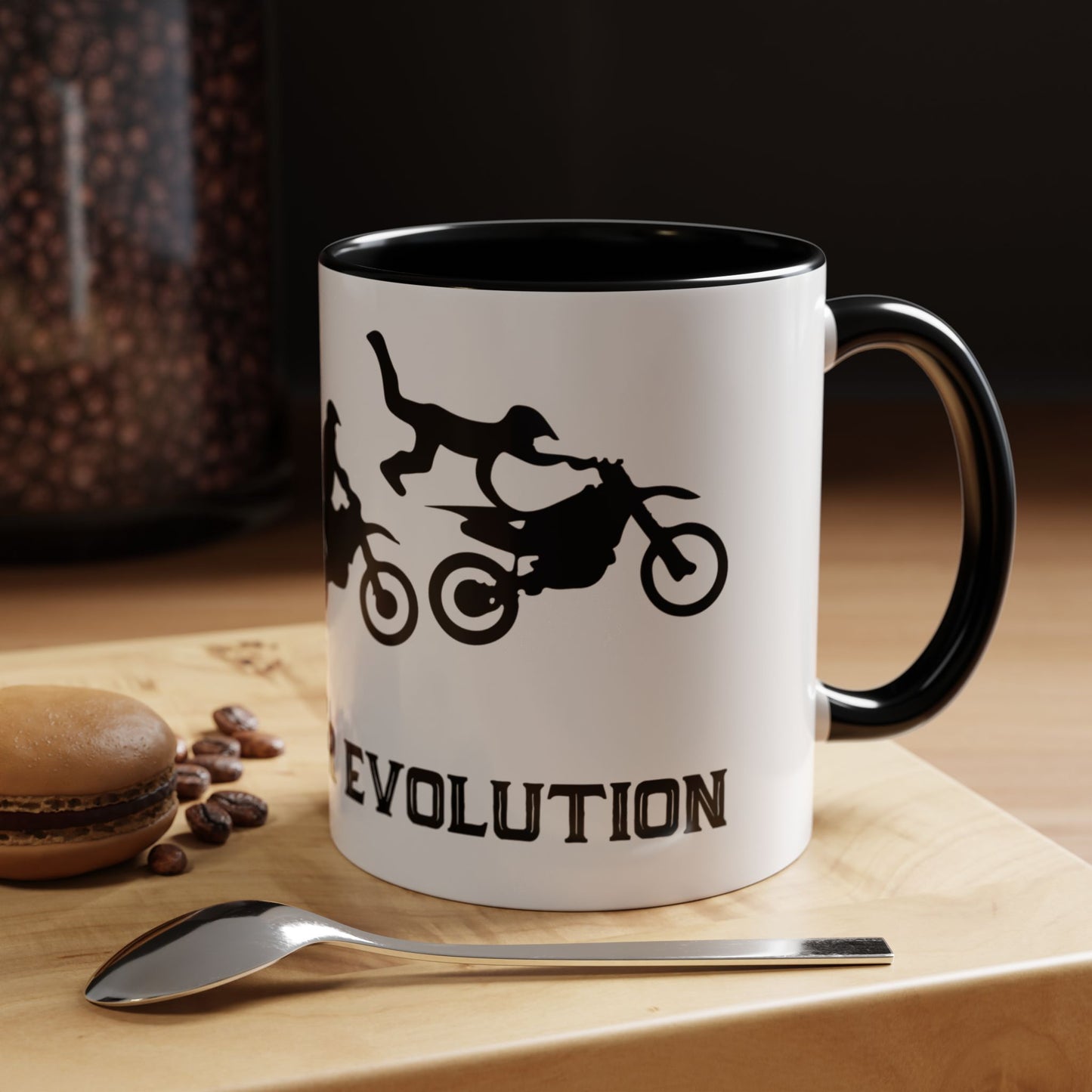 Dirt Bike Evolution Coffee Mug