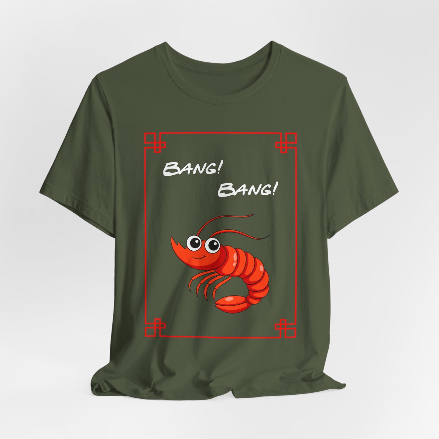 Bang! Bang! Shrimp Jersey Short Sleeve Tee