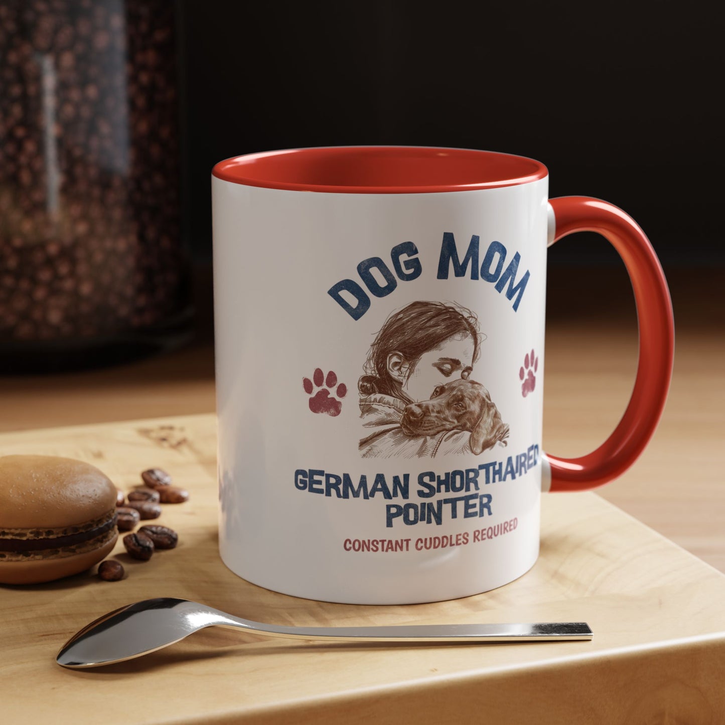 German Shorthaired Pointer GSP Dog Mom v1 Coffee Mug