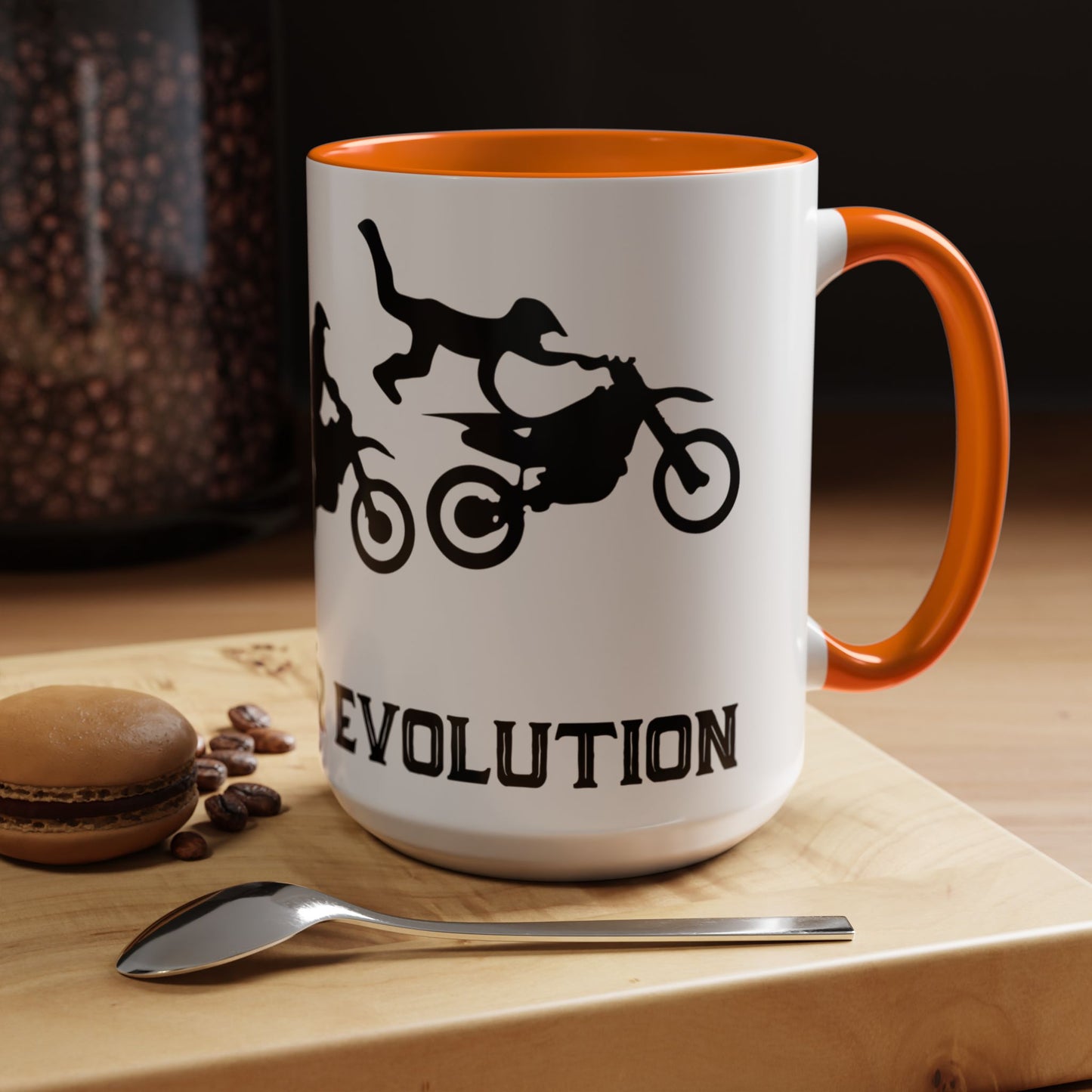 Dirt Bike Evolution Coffee Mug