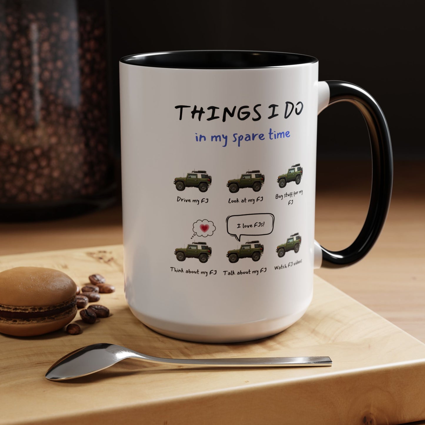 FJ Cruiser Trucks in my Spare Time Coffee Mug